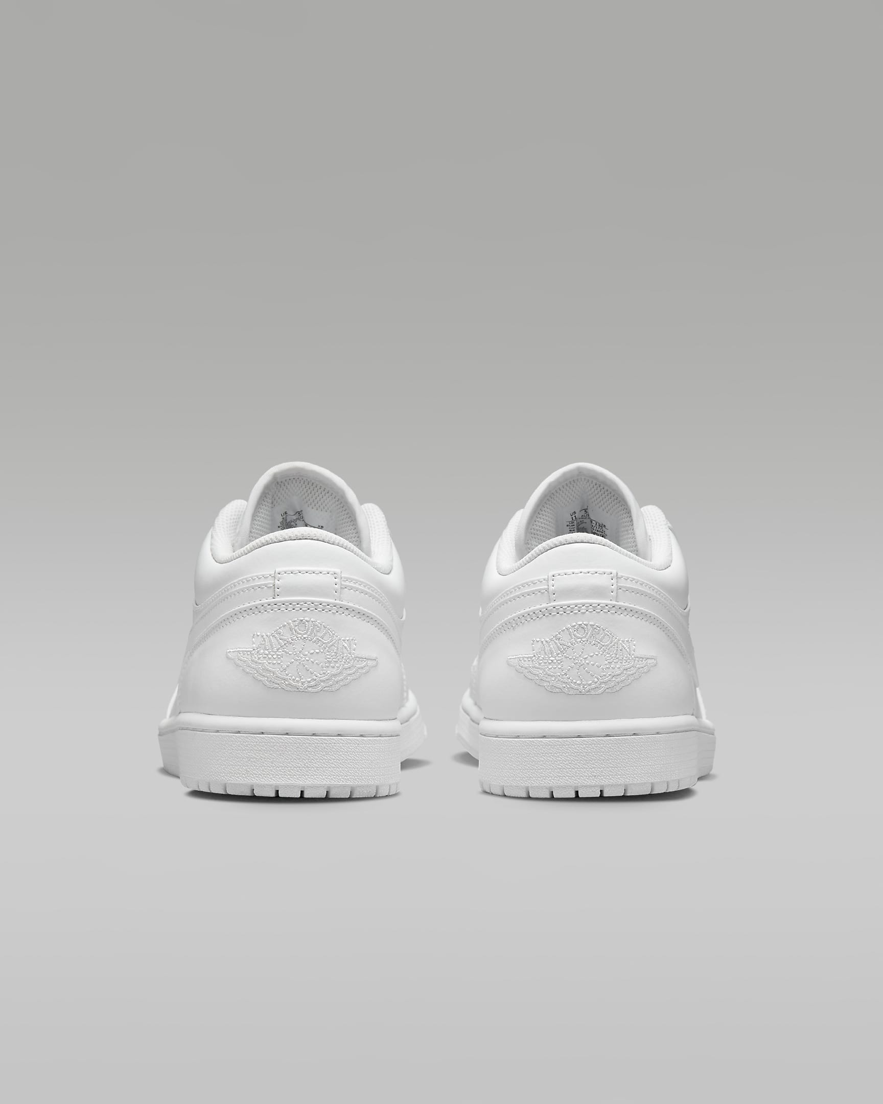 Air Jordan 1 Low Men's Shoes - White/White/White