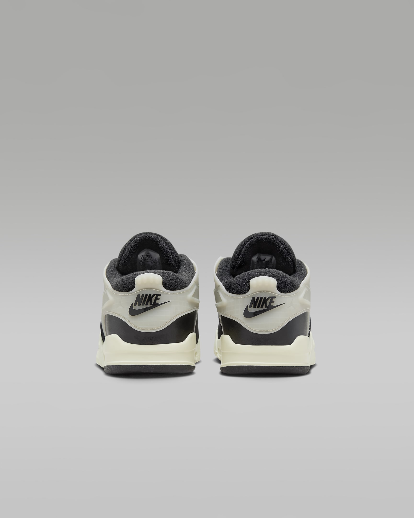 Jordan 4RM Younger Kids' Shoes - Black/Sail/Coconut Milk/Gym Red