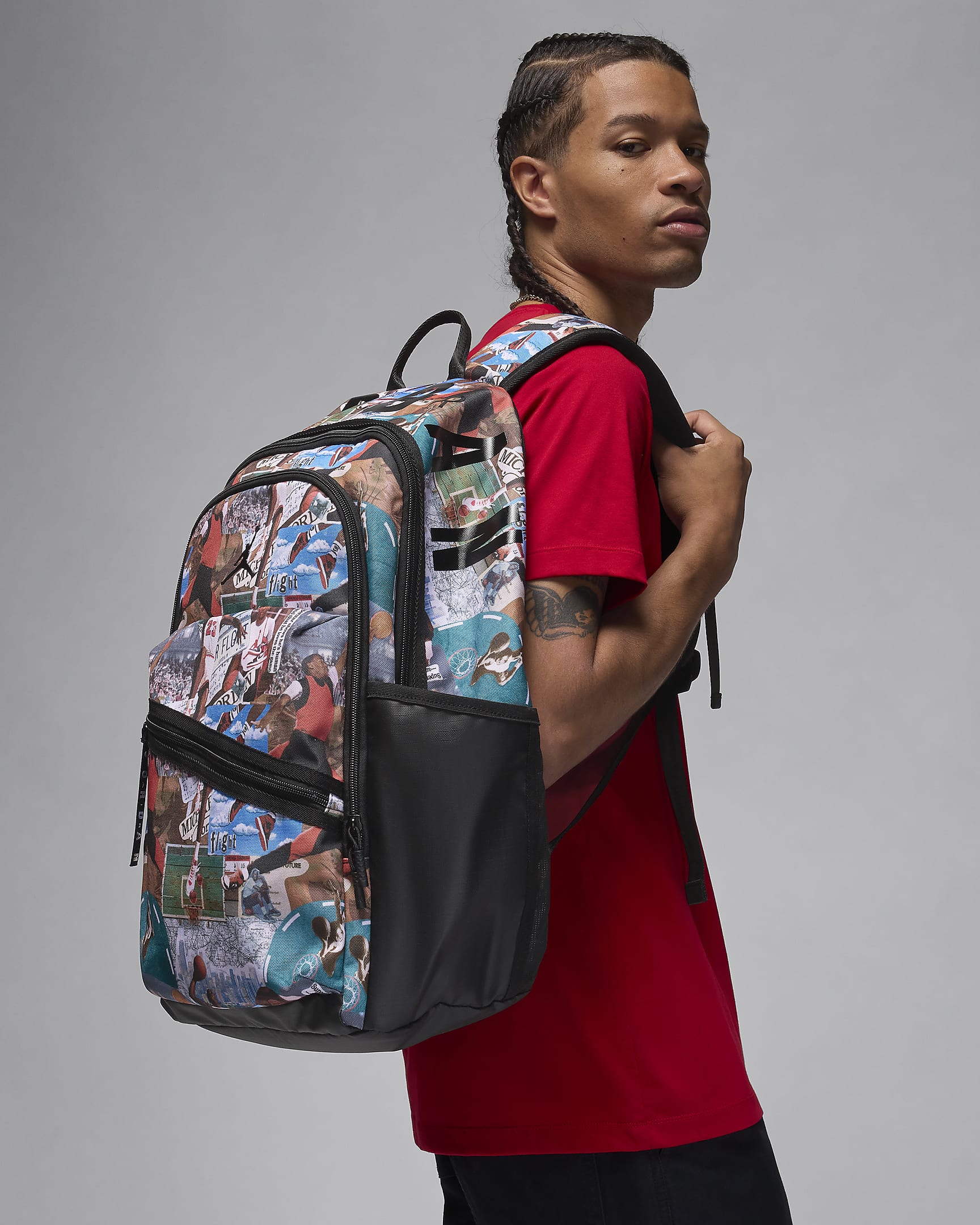 Jordan Air Patrol Backpack (29L) - Black/Multi-Color