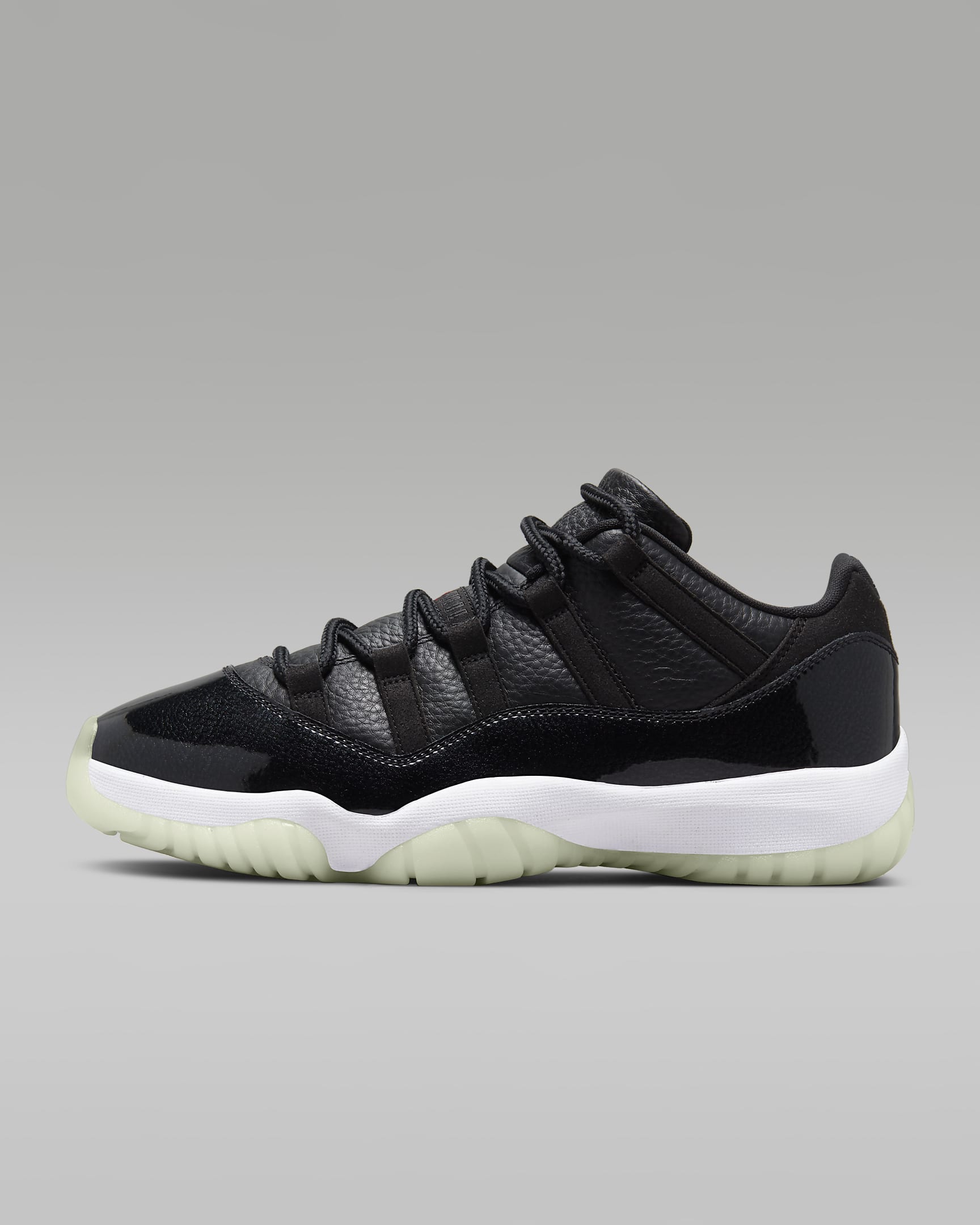 Air Jordan 11 Retro Low Men's Shoes - Black/White/Sail/Gym Red