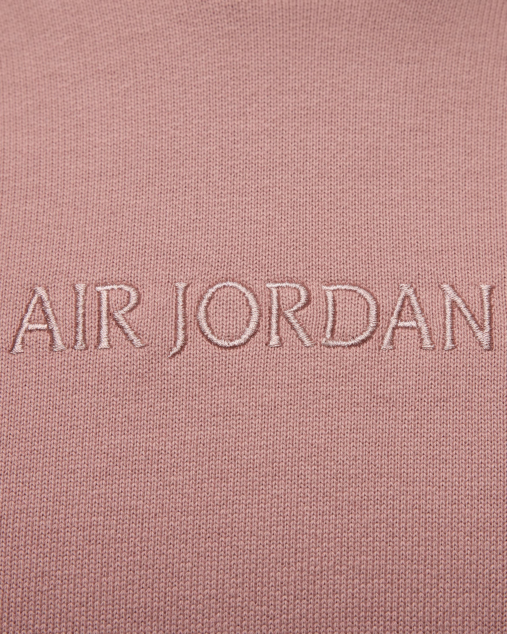 Air Jordan Wordmark Men's Fleece Hoodie - Rust Pink