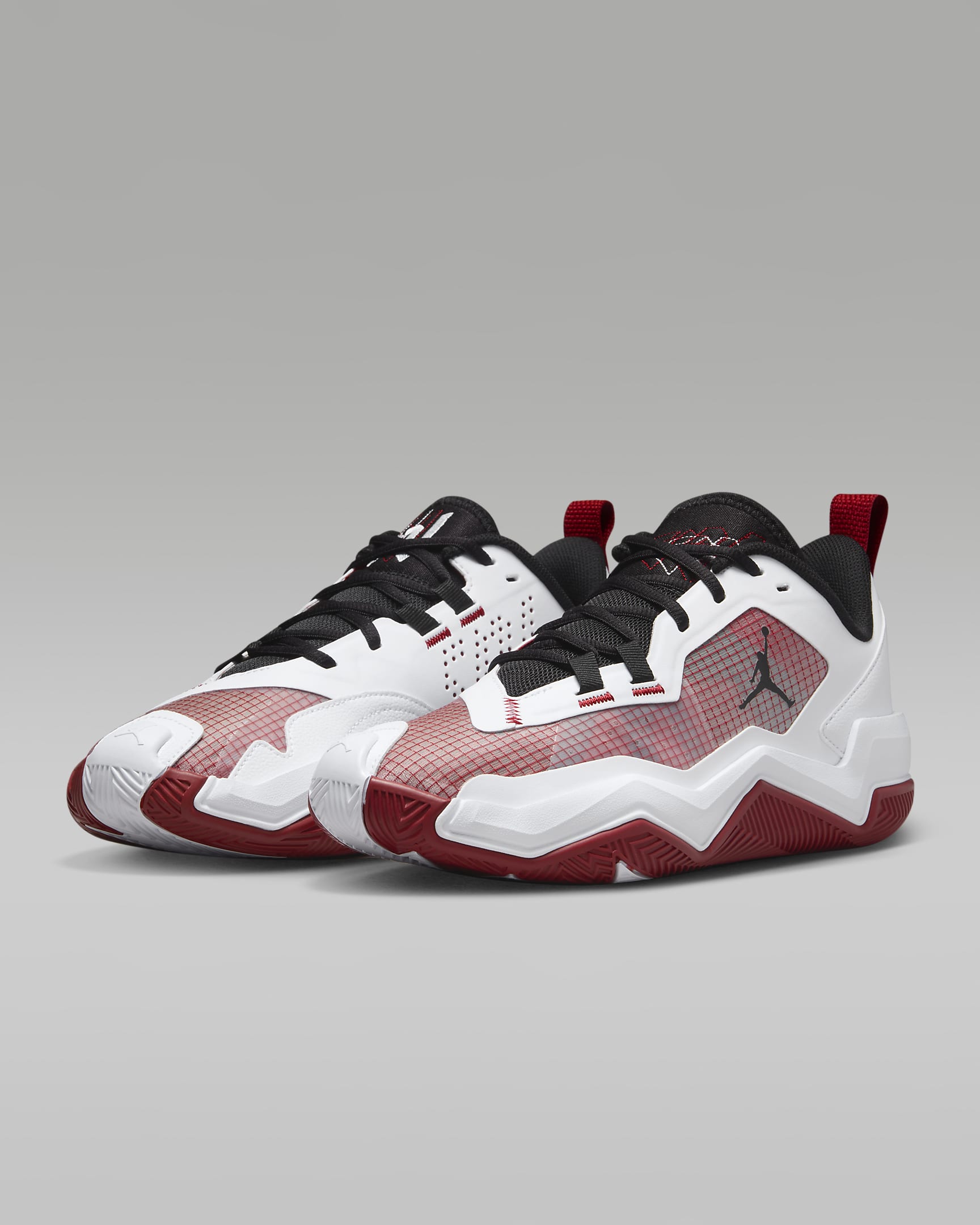 Jordan One Take 4 PF Men's Shoes - White/Black/Team Crimson