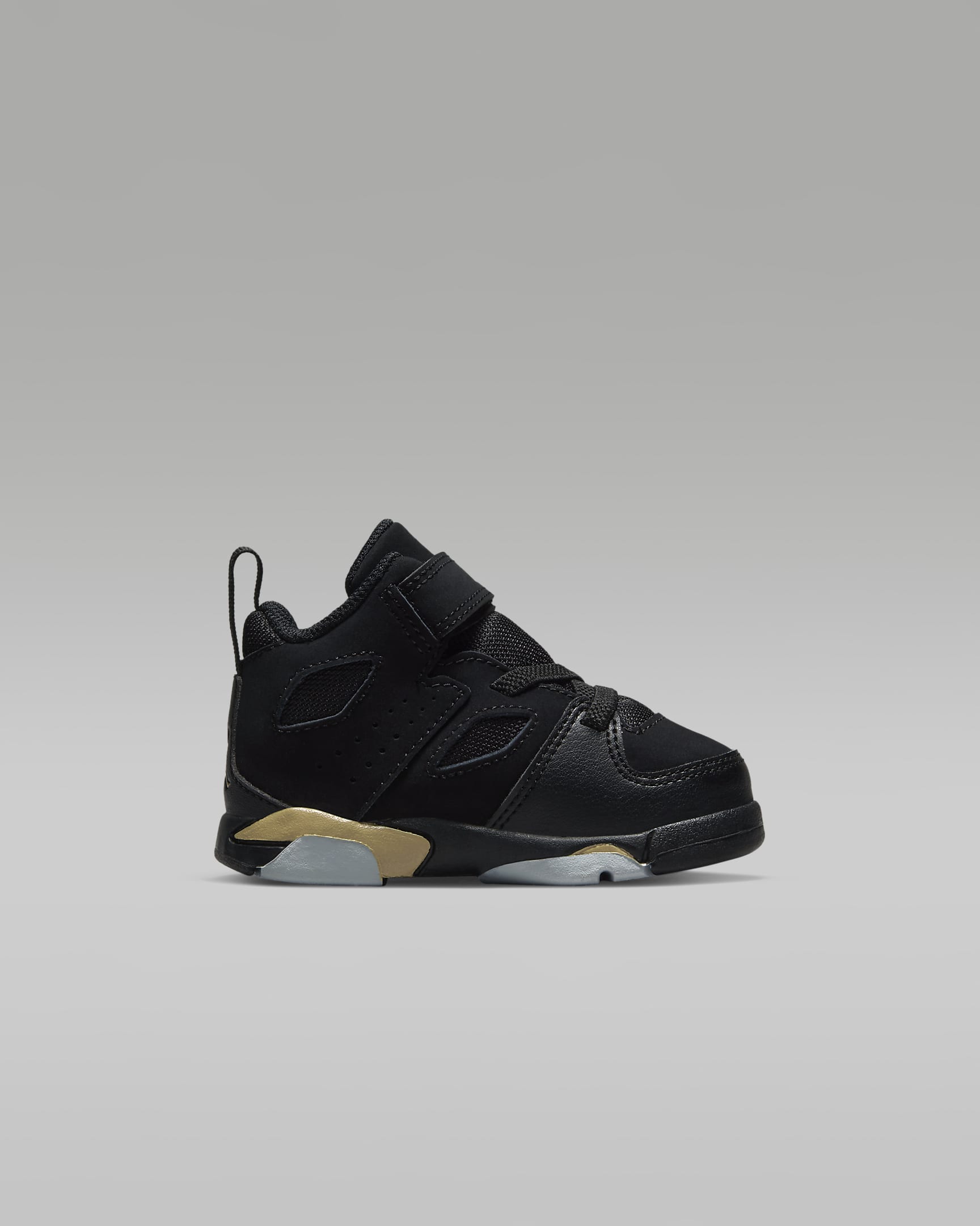 Jordan Flight Club '91 Baby & Toddler Shoe - Black/Metallic Gold