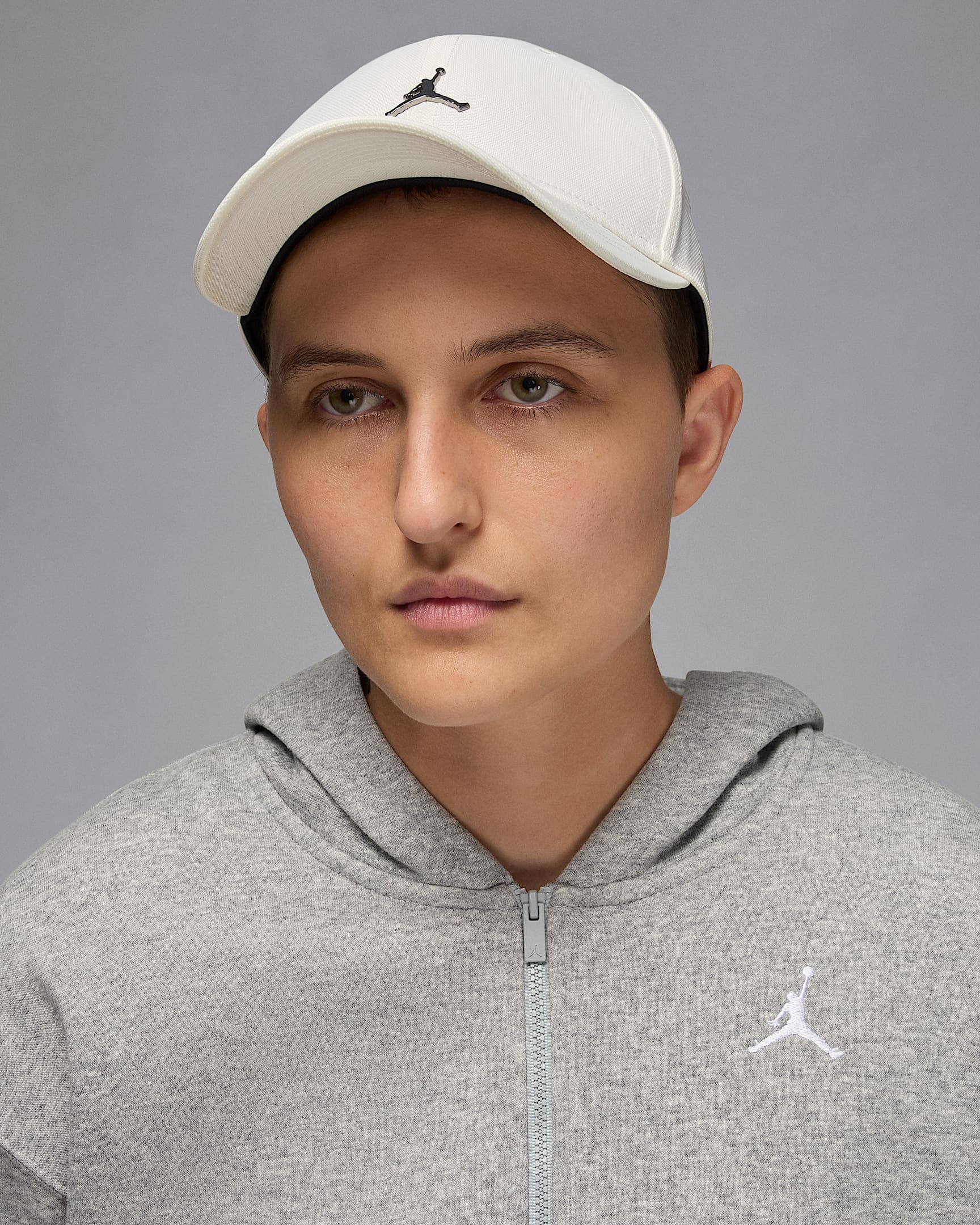 Jordan Rise strukturierte Cap mit Jumpman aus Metall - Sail