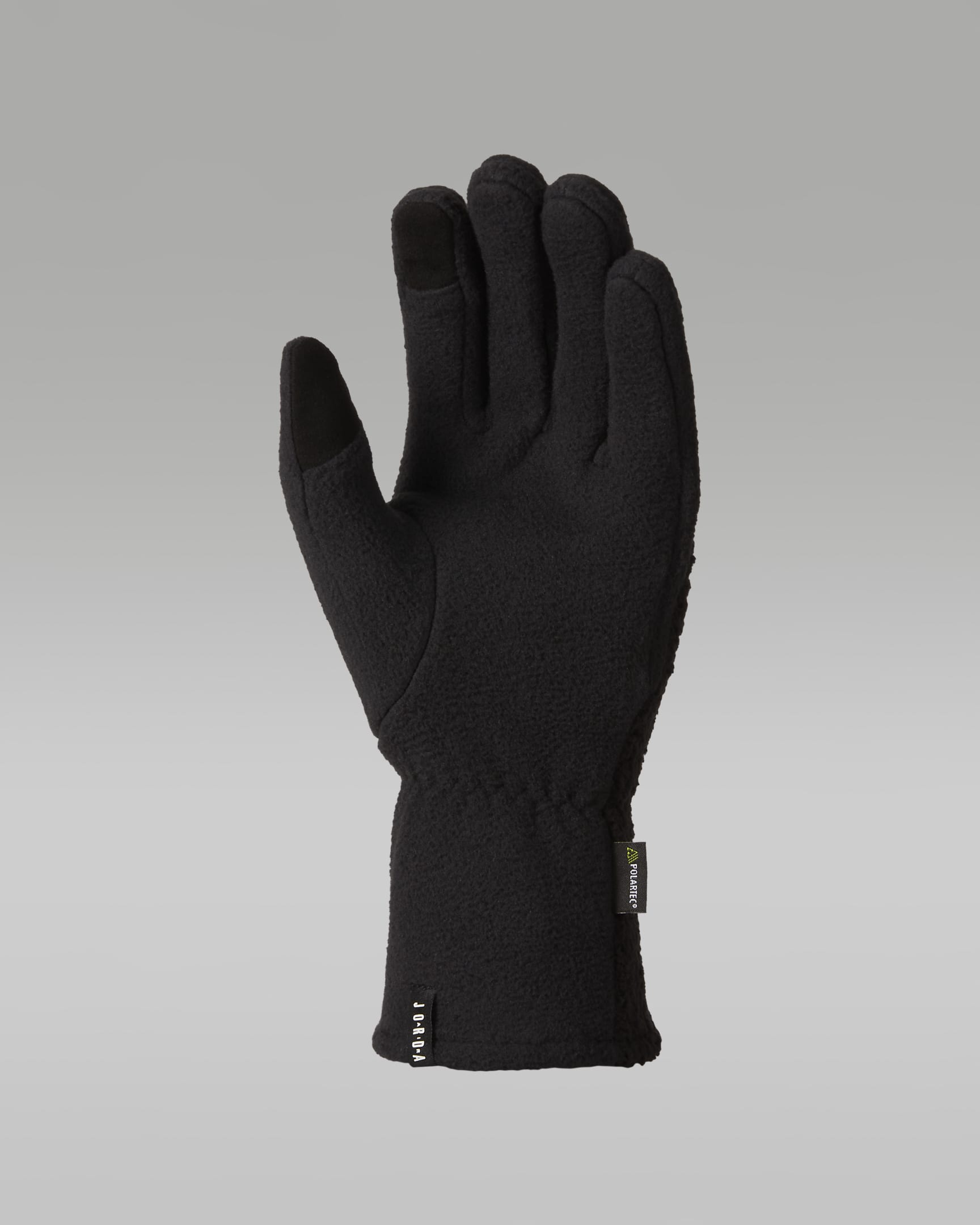 Gants en tissu Fleece Jordan pour homme - Noir/Blanc