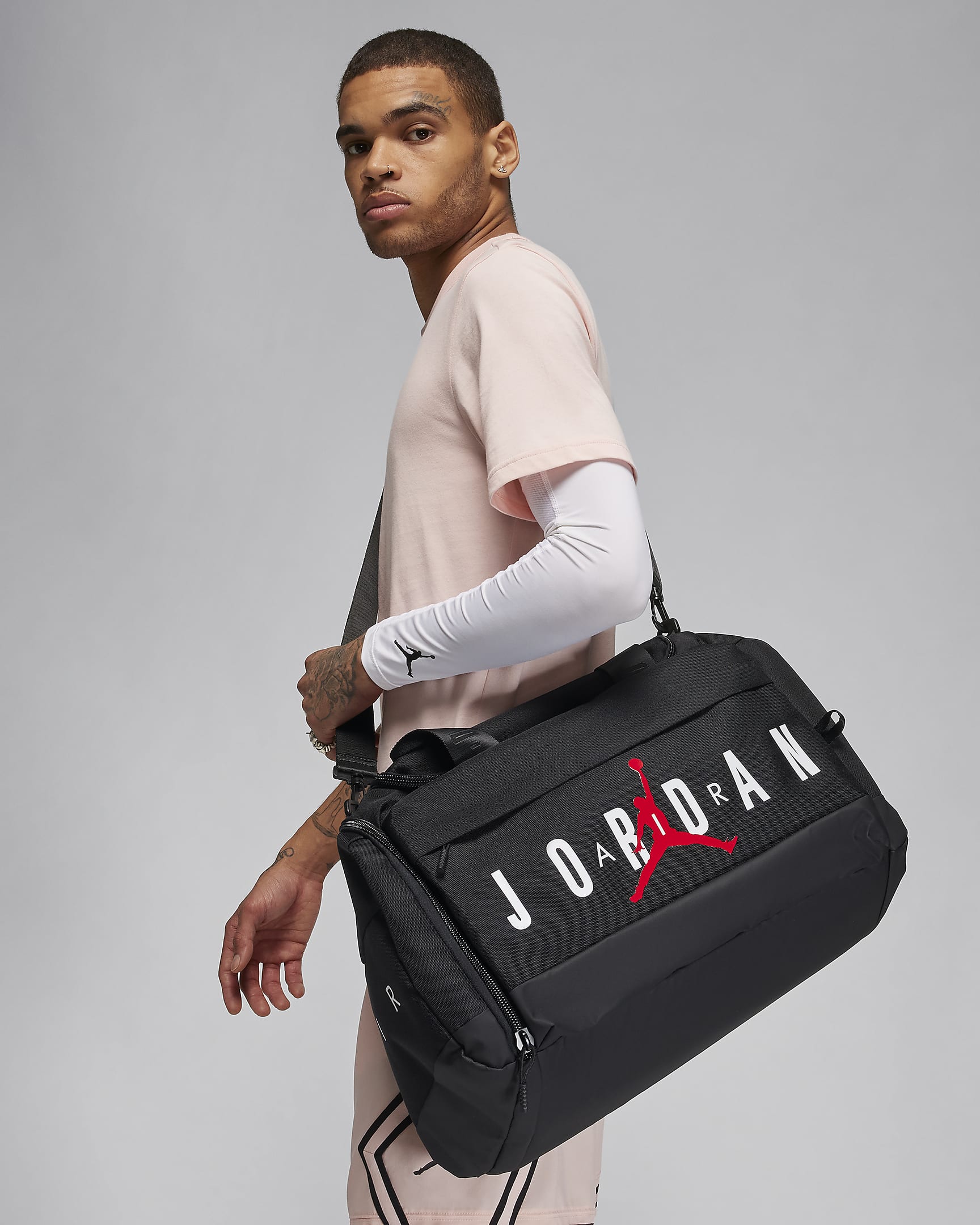 Maleta duffel (46 L) Jordan Velocity - Negro