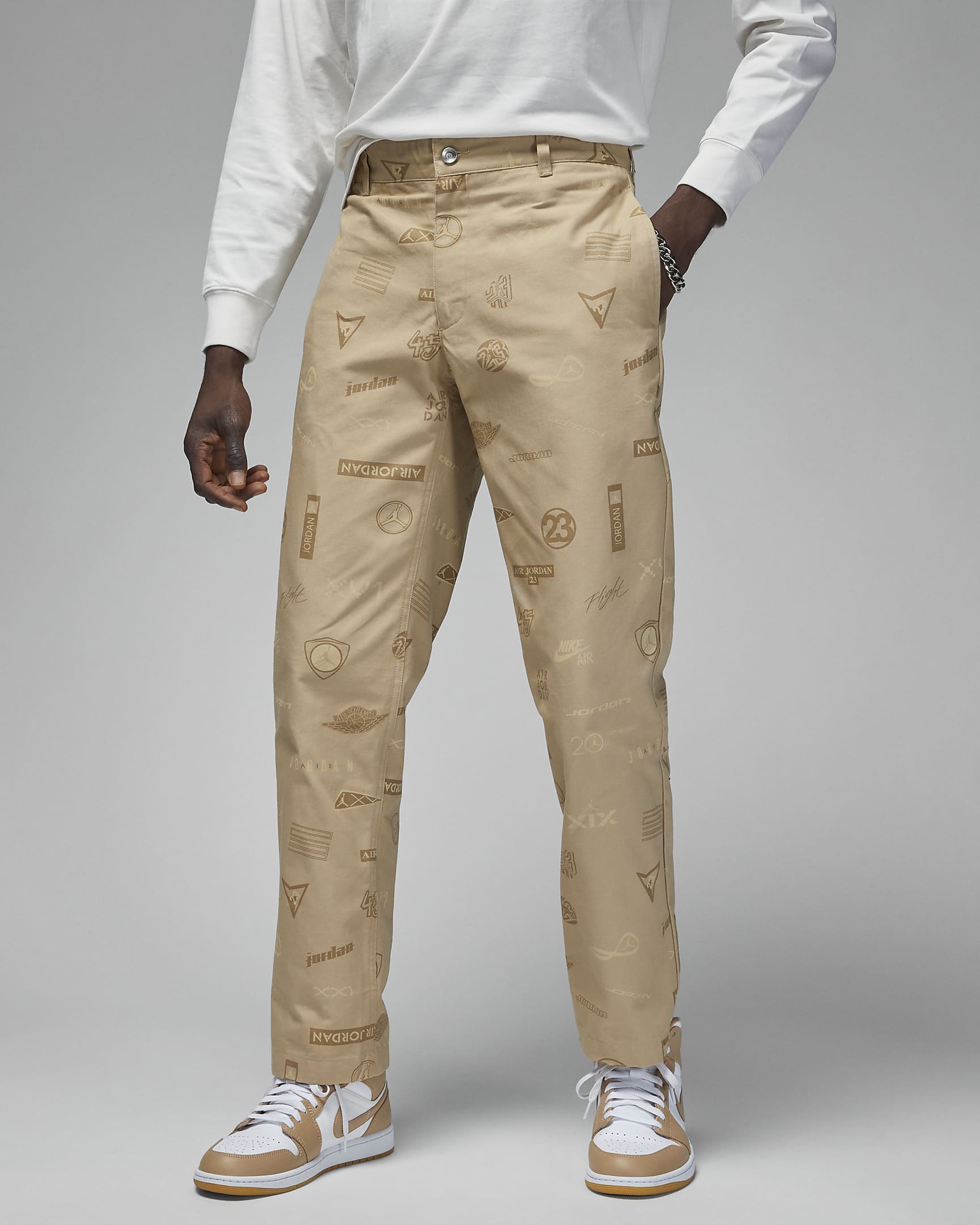 Jordan Flight Heritage Men's Woven Trousers - Desert