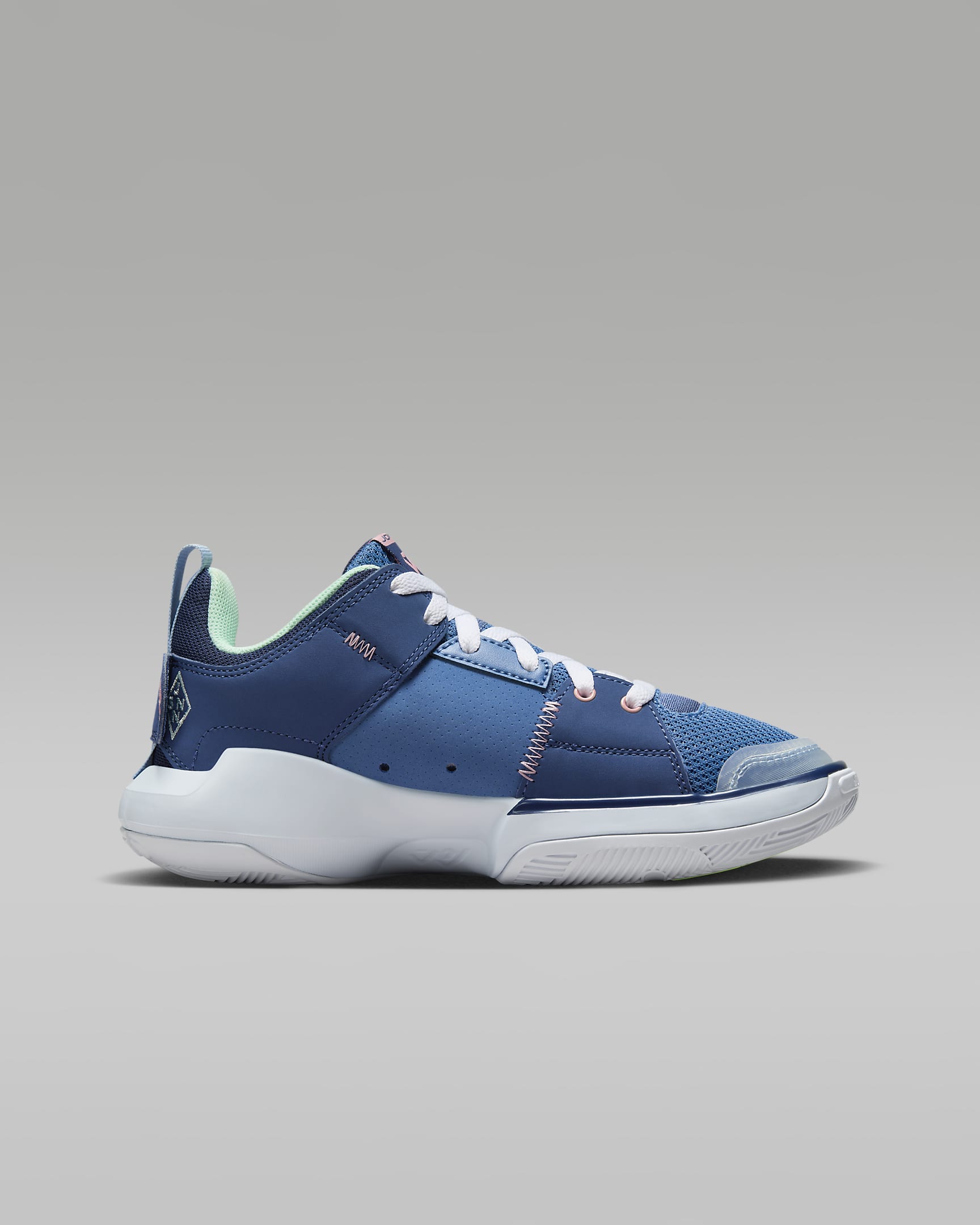 Jordan One Take 5 Older Kids' Shoes - Stone Blue/Mystic Navy/Midnight Navy/Bleached Coral