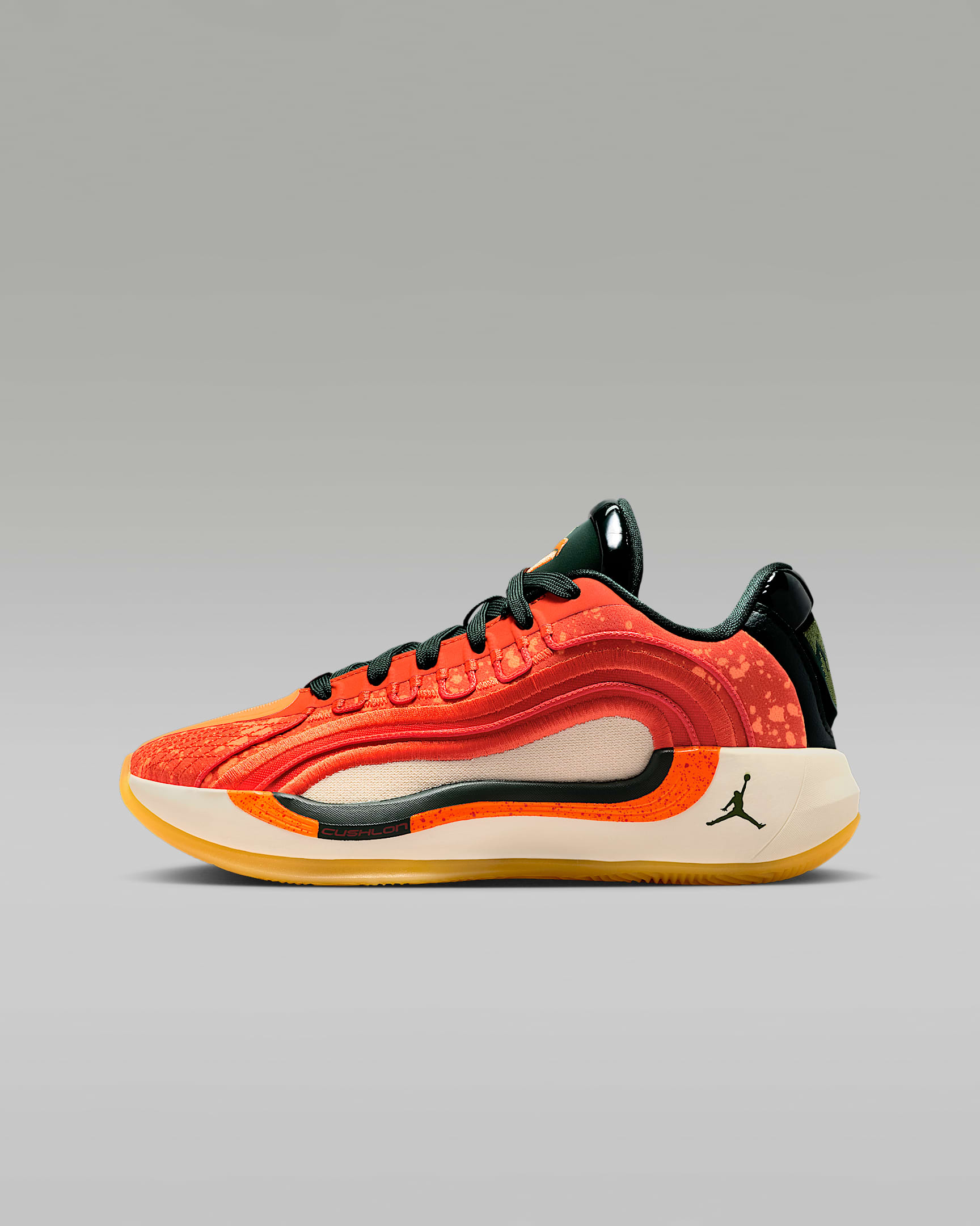 Luka 4 "Gone Camping" Big Kids' Basketball Shoes - Pro Green/Total Orange/Team Orange/Treeline