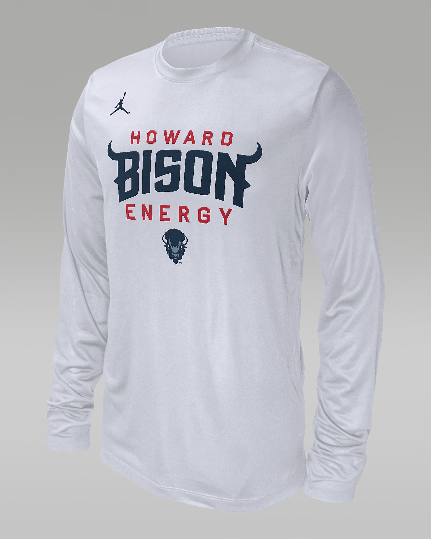 Howard Men's Jordan College Long-Sleeve T-Shirt. Nike.com