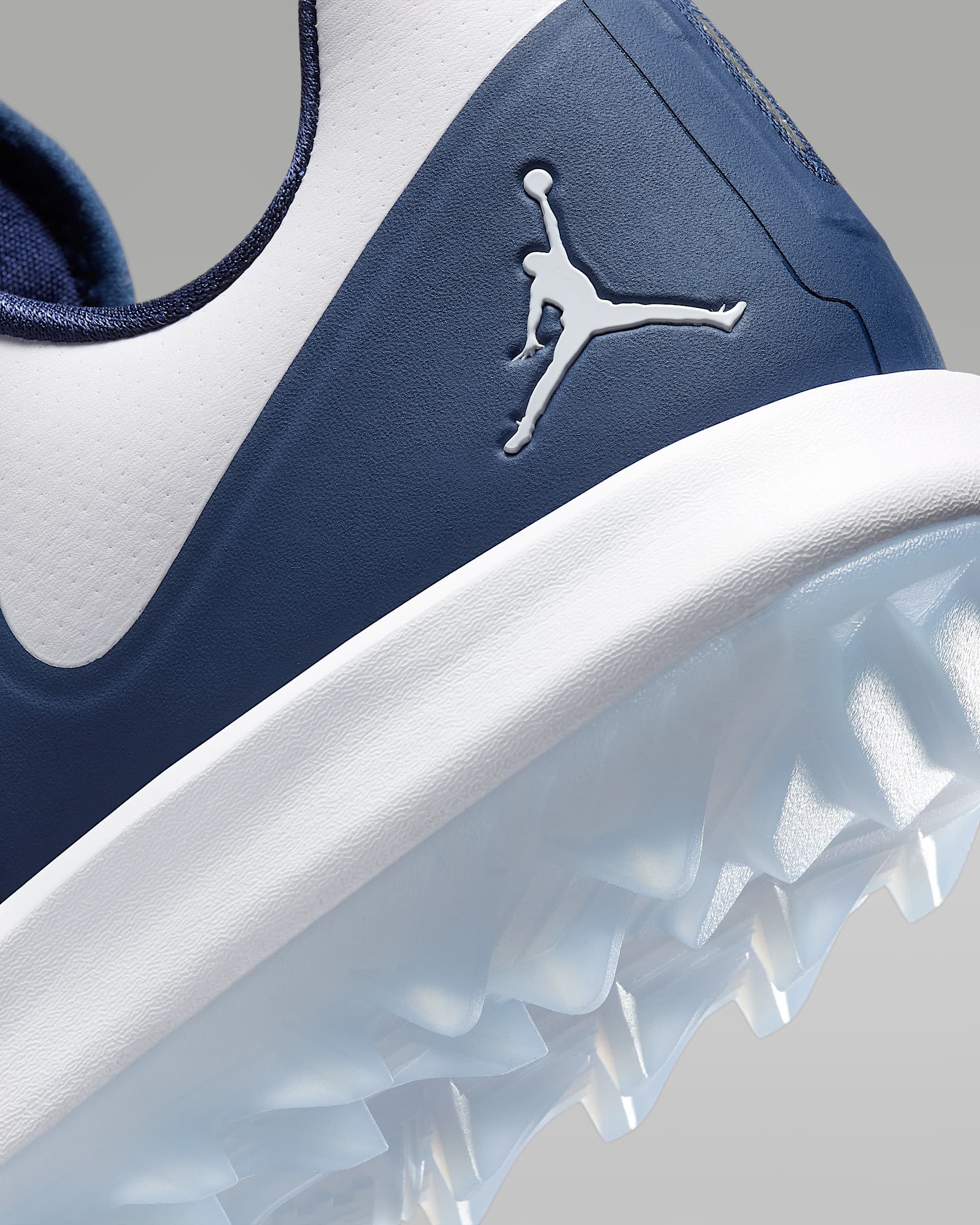Jordan Grind Golf Shoes - White/White/Midnight Navy