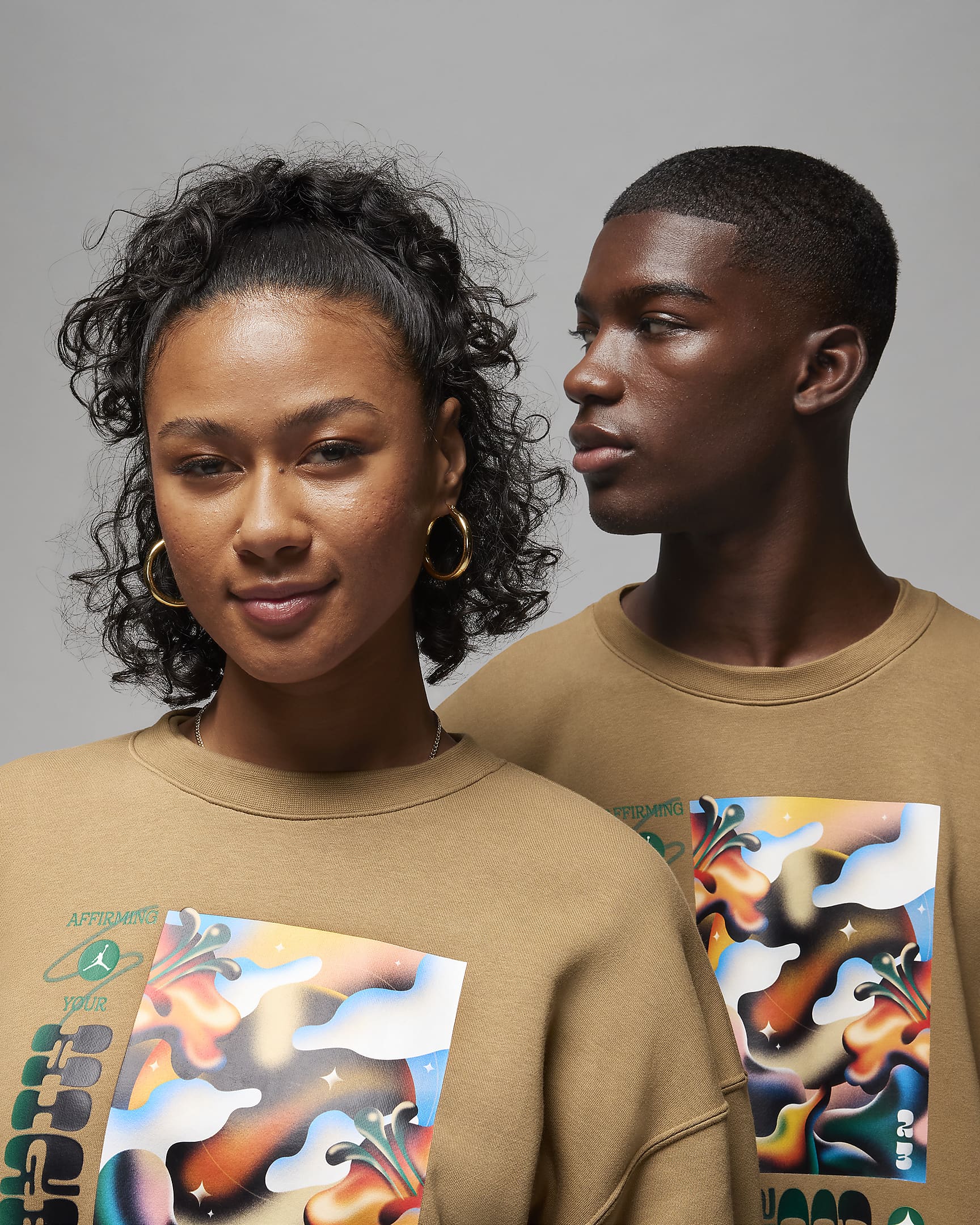 Haut en tissu Fleece Brooklyn Jordan Artist Series by Jordan Moss. Nike CA