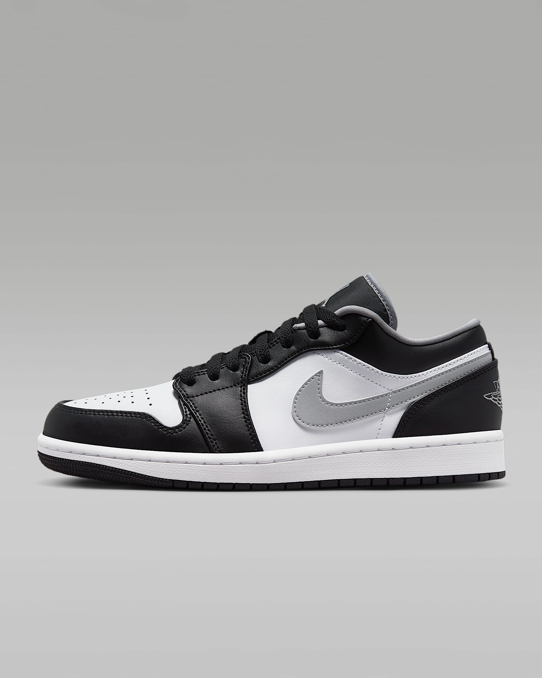 Sko Air Jordan 1 Low för män - Svart/Vit/Particle Grey