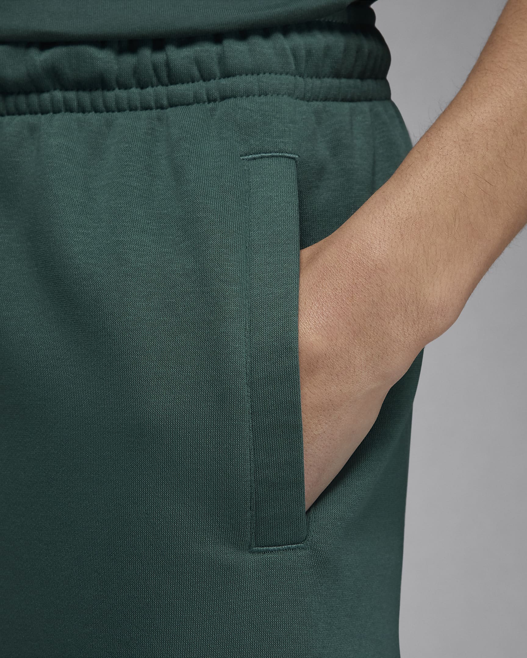 Shorts in fleece Jordan MVP – Uomo - Oxidized Green/Sail