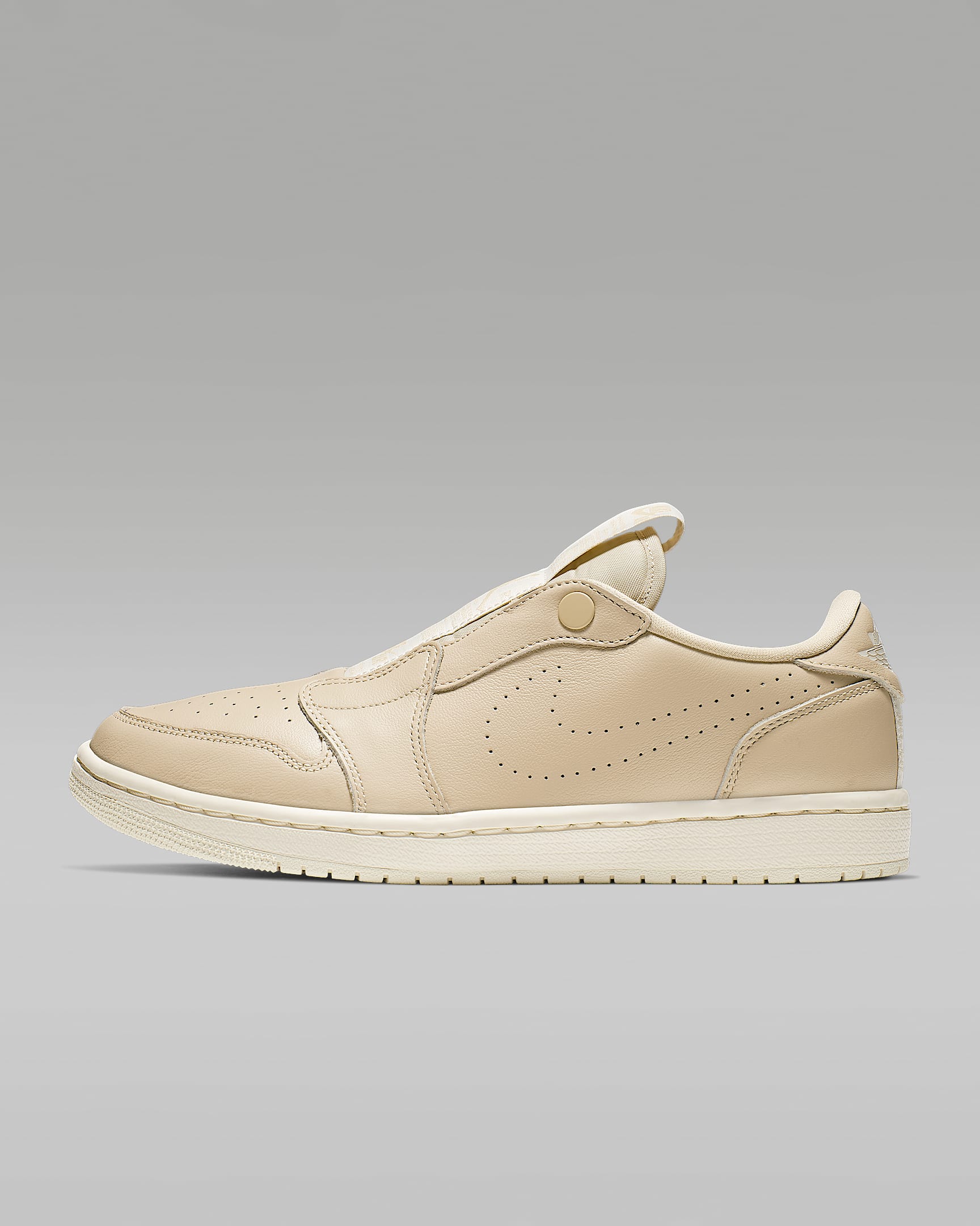 Air Jordan 1 Retro Low Slip Women's Shoes - Desert Ore/Light Cream
