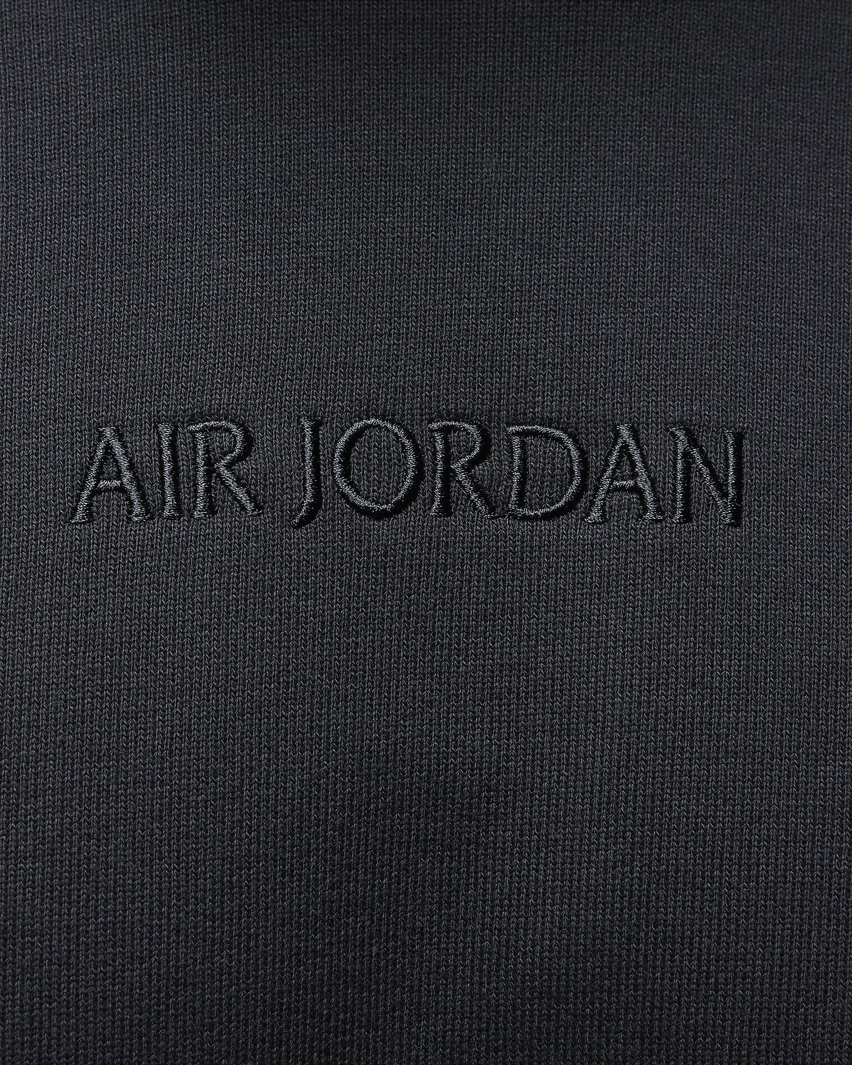 Air Jordan Wordmark Men's Fleece Crewneck Sweatshirt - Off Noir