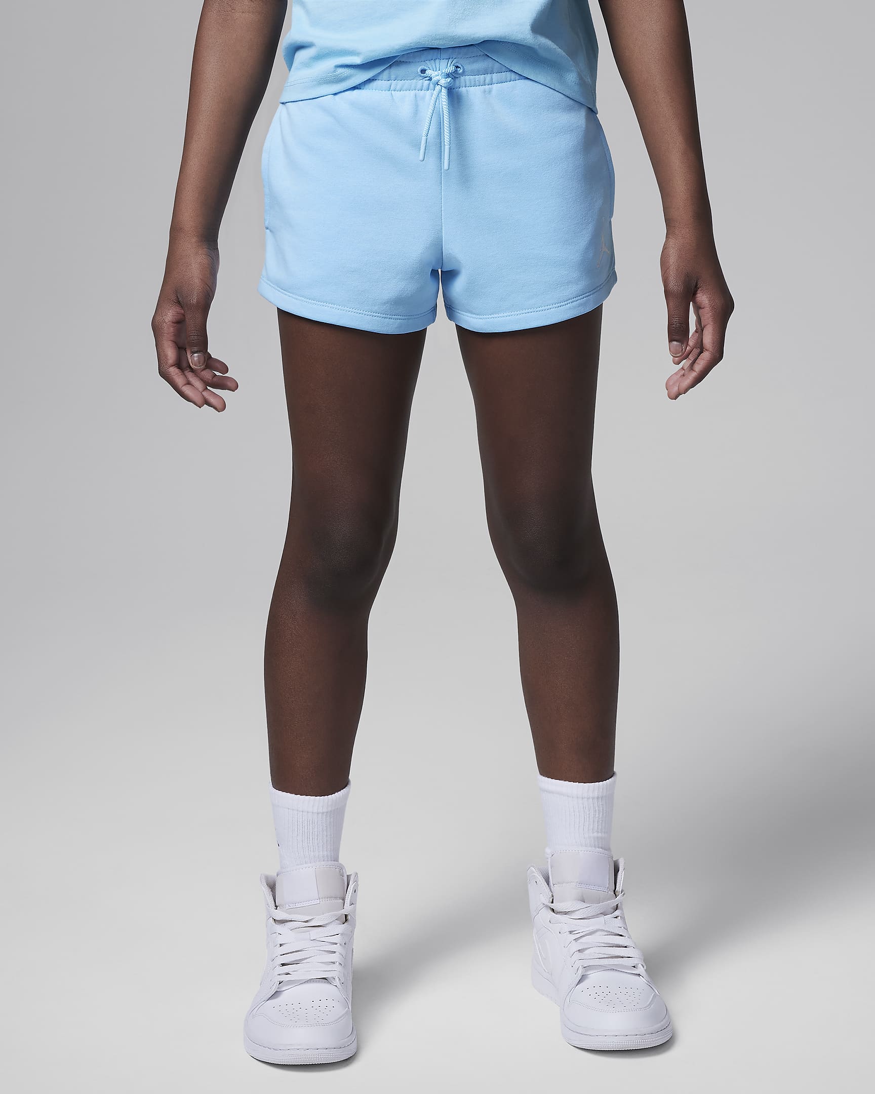 Shorts para niña talla grande Jordan - Azul aéreo