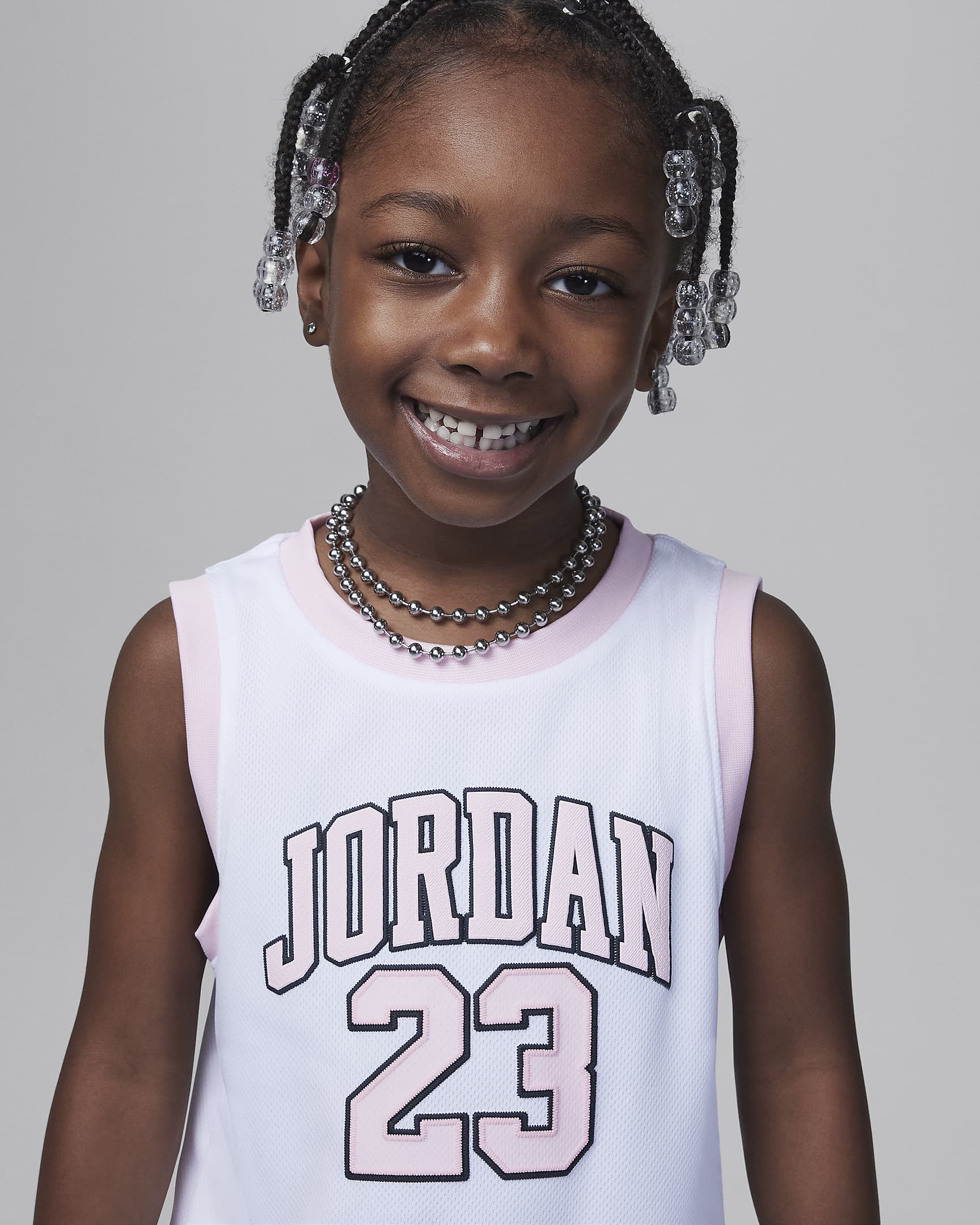 Conjunto de jersey de dos piezas infantil Jordan 23 Jersey - Espuma rosa