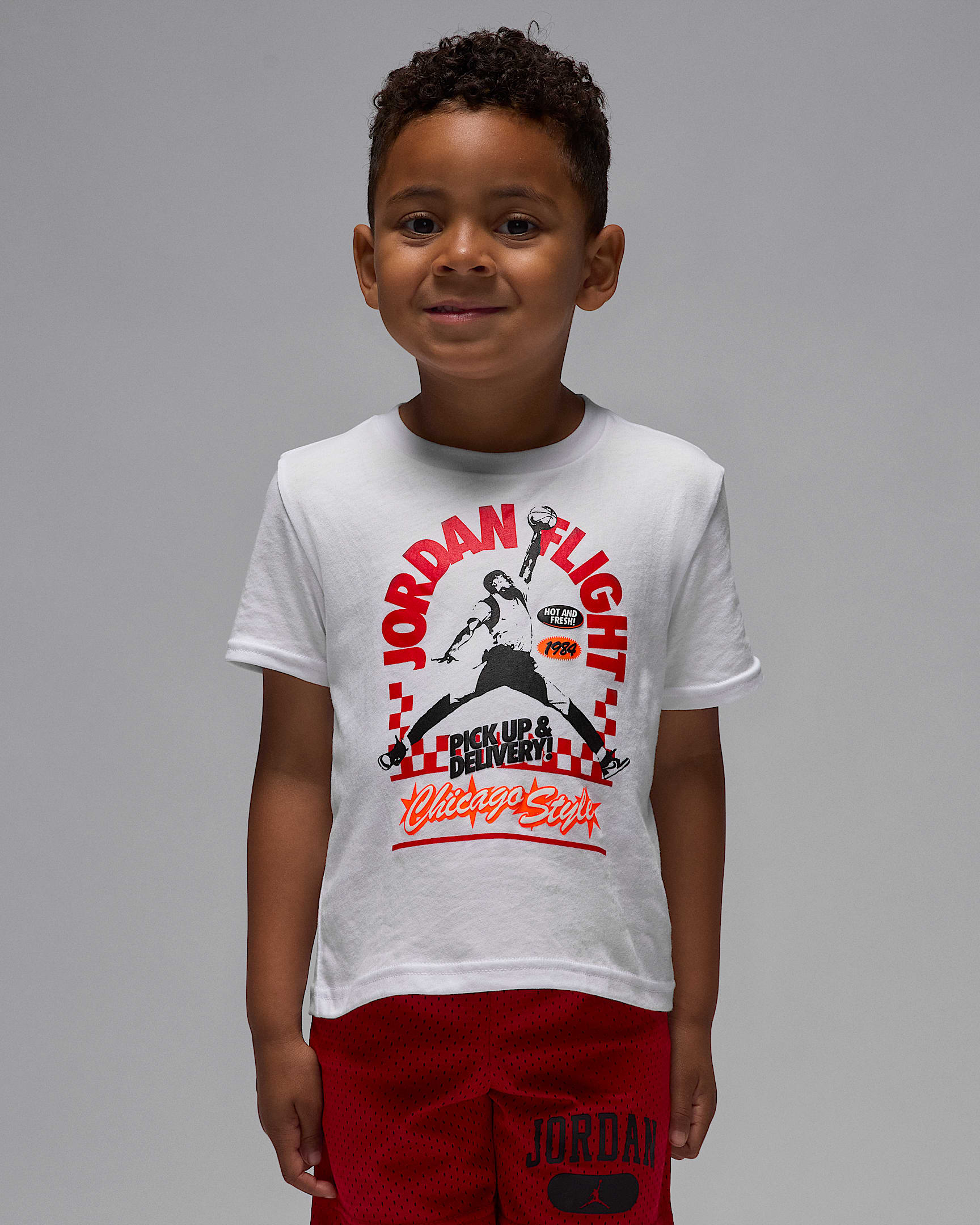 Jordan Toddler Deep Dish T-Shirt - White