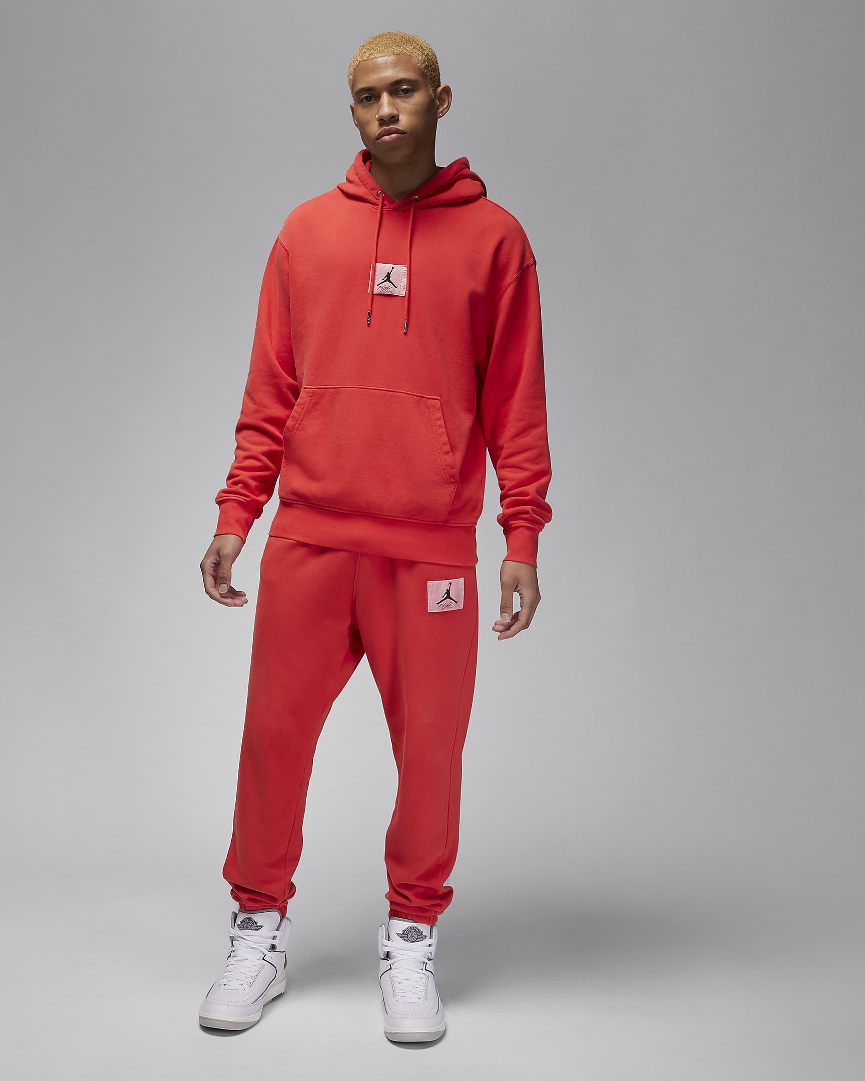 Jordan Flight Fleece Men's Sweatpants - Lobster