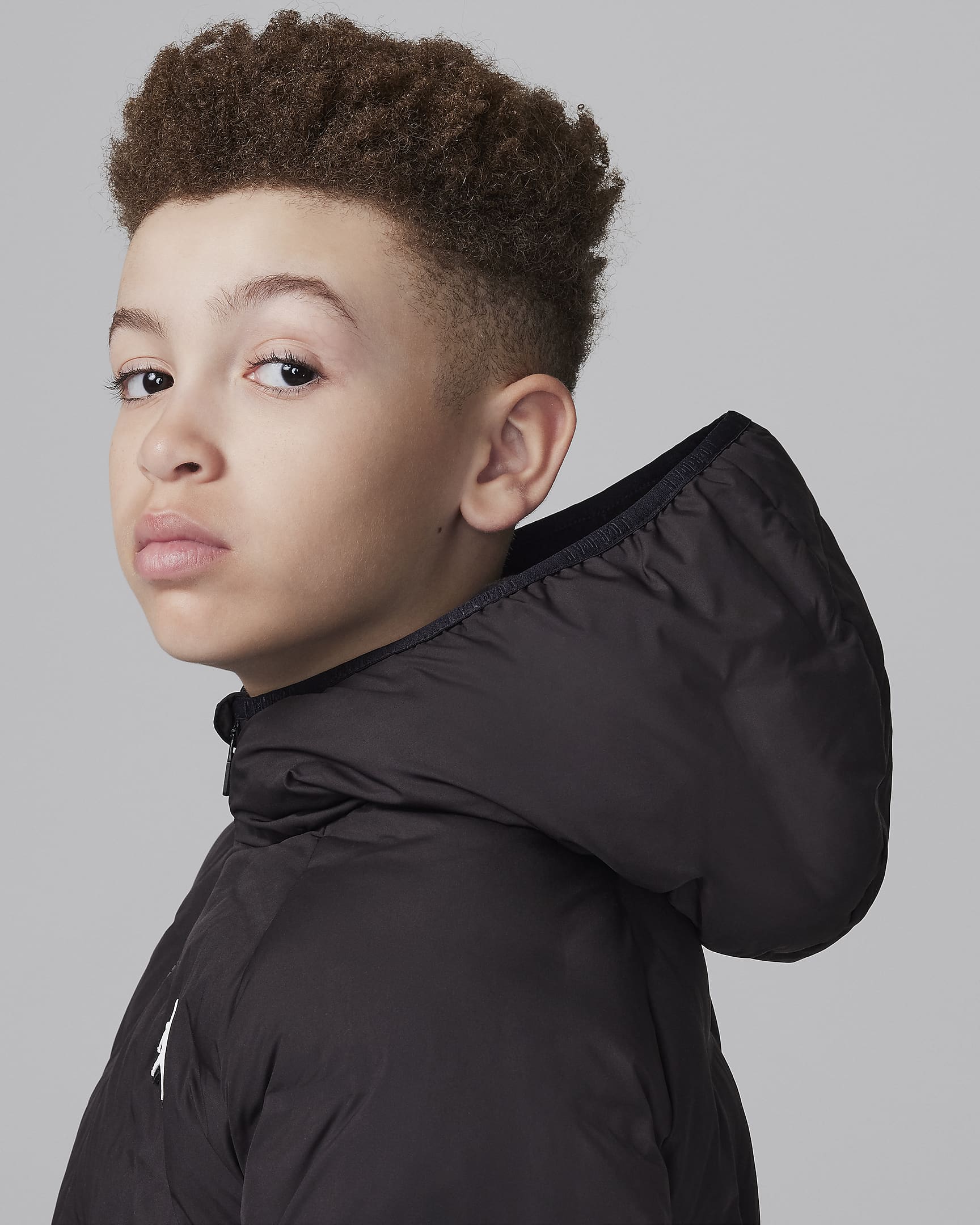 Jordan Big Kids' Welded Puffer Jacket - Black