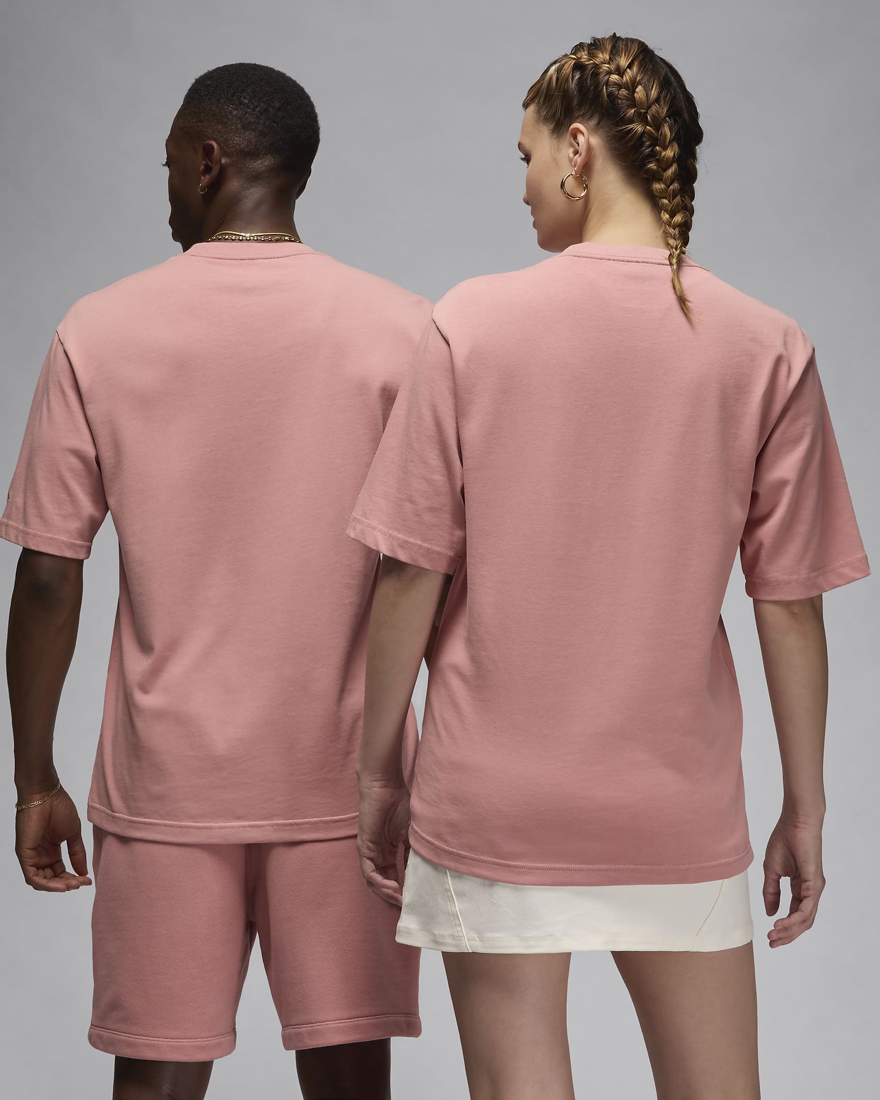 Playera para hombre Jordan Wordmark - Rosa óxido