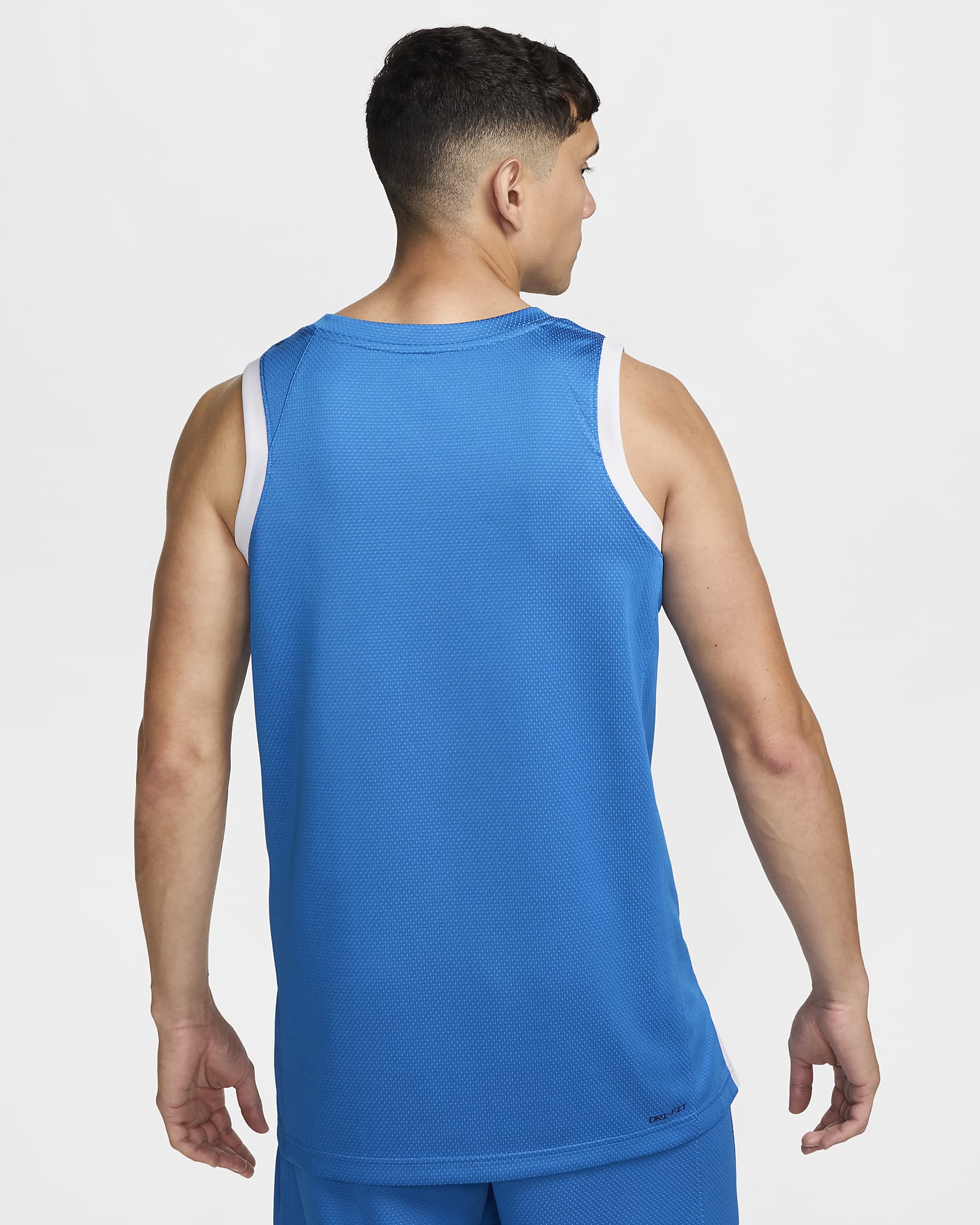 Maillot Nike Basketball Grèce Limited Extérieur pour homme - Light Photo Blue/Blanc