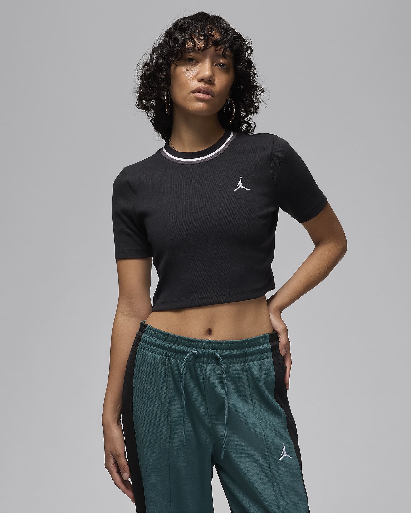 Jordan Women's Knit Top - Black/White