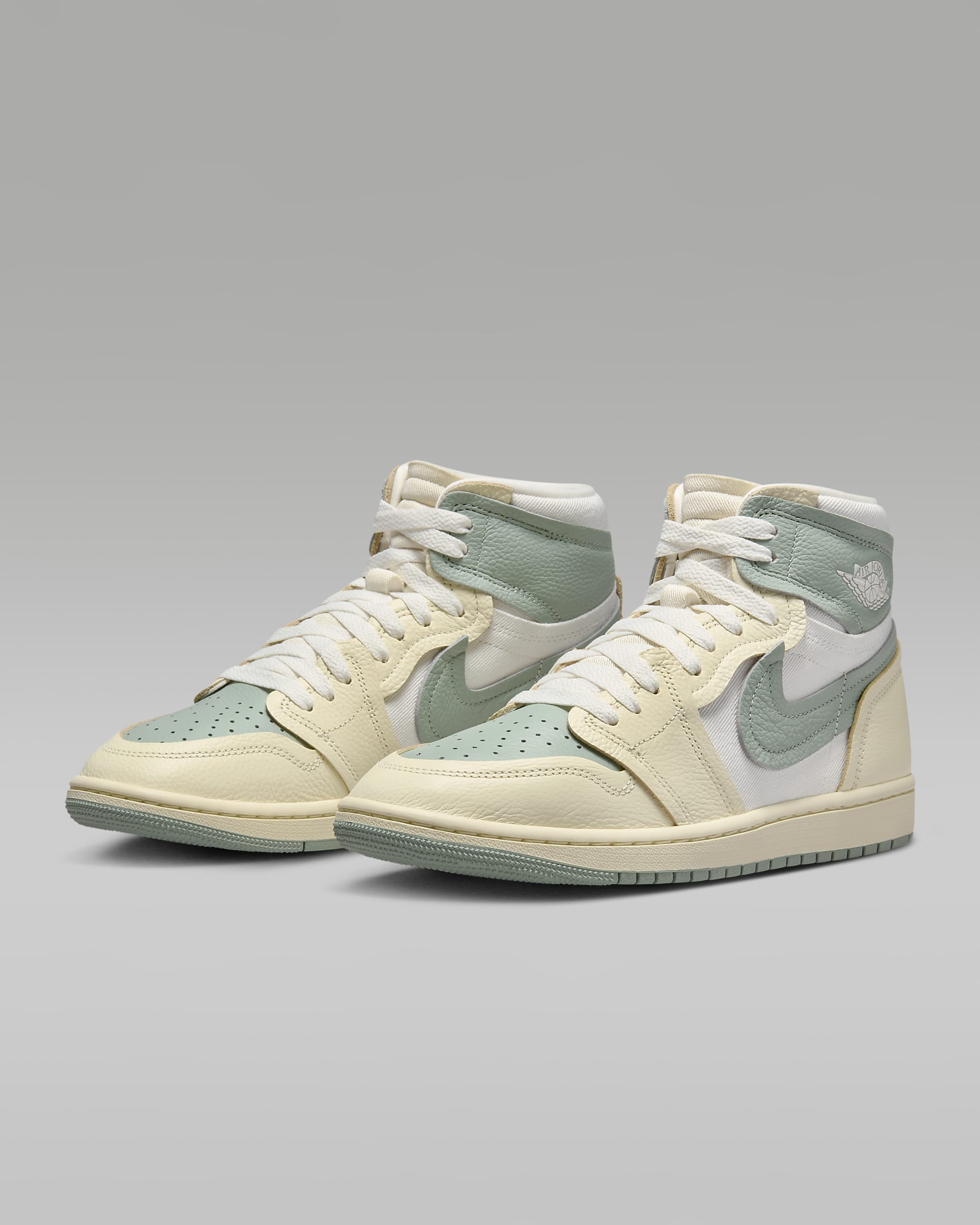 Air Jordan 1 High Method of Make Women's Shoes - Legend Sand/Sail/Muslin/Jade Smoke