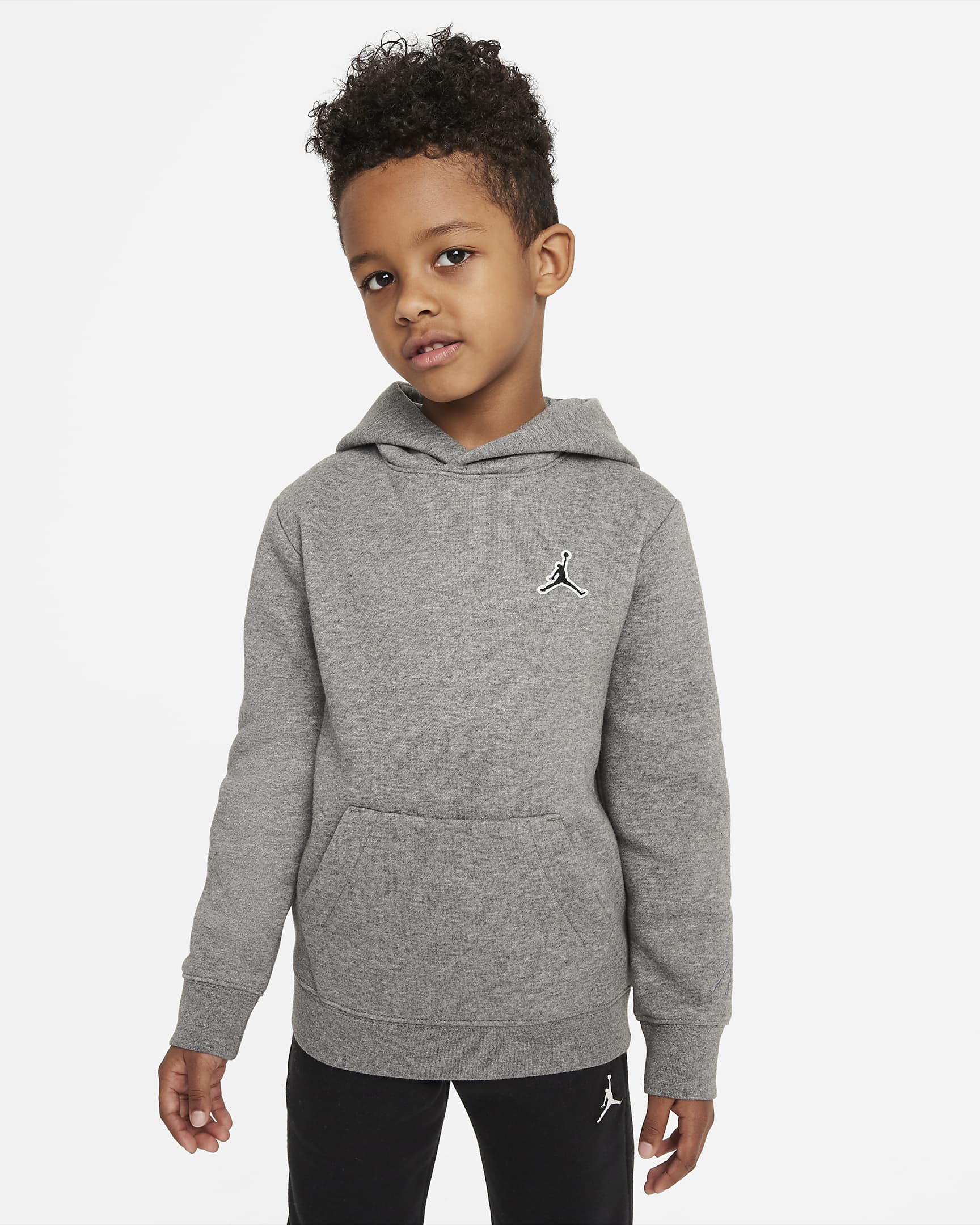 Jordan Little Kids' Pullover Hoodie - Carbon Heather