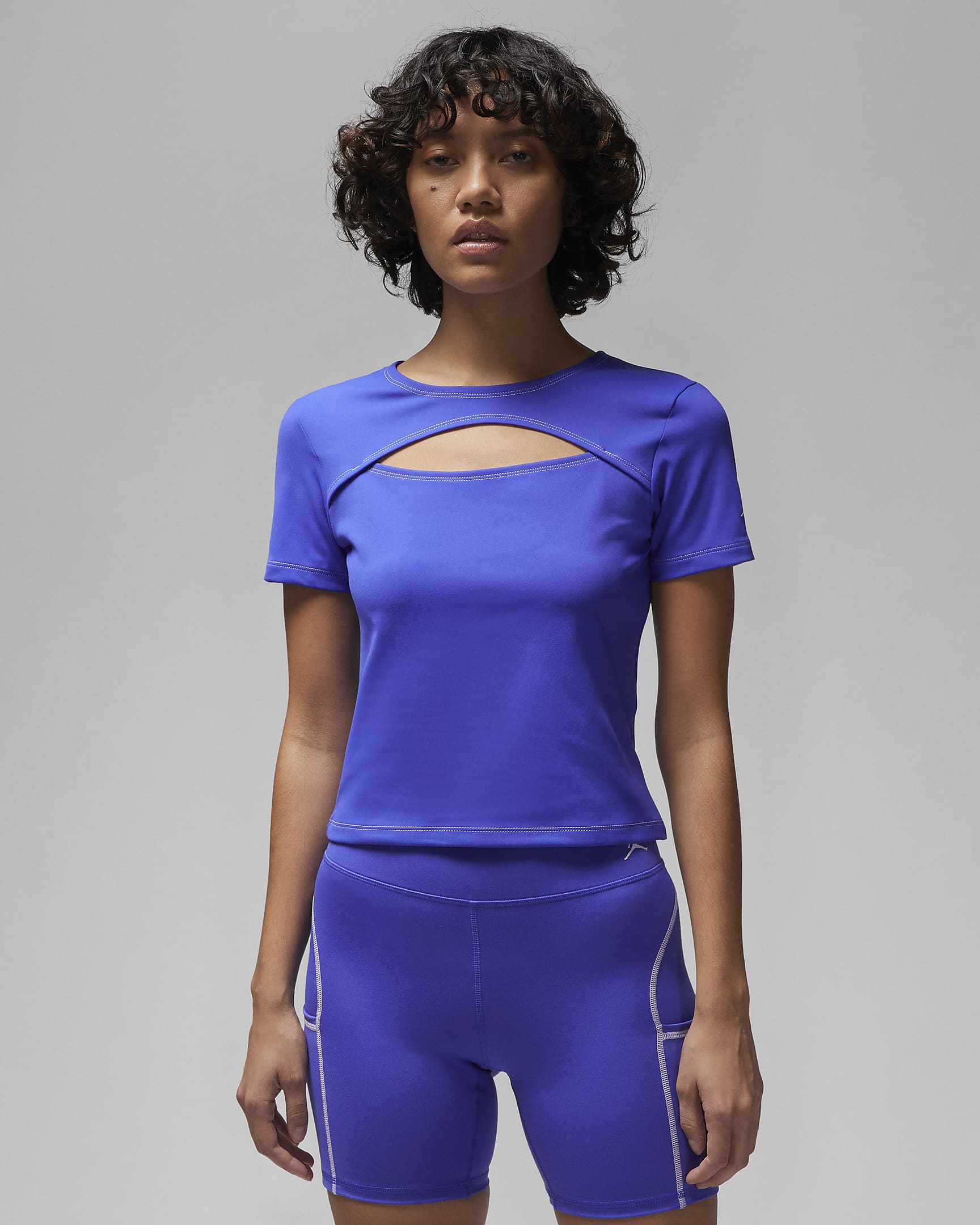 Top con apertura Jordan Sport – Donna - Lapis/Barely Grape