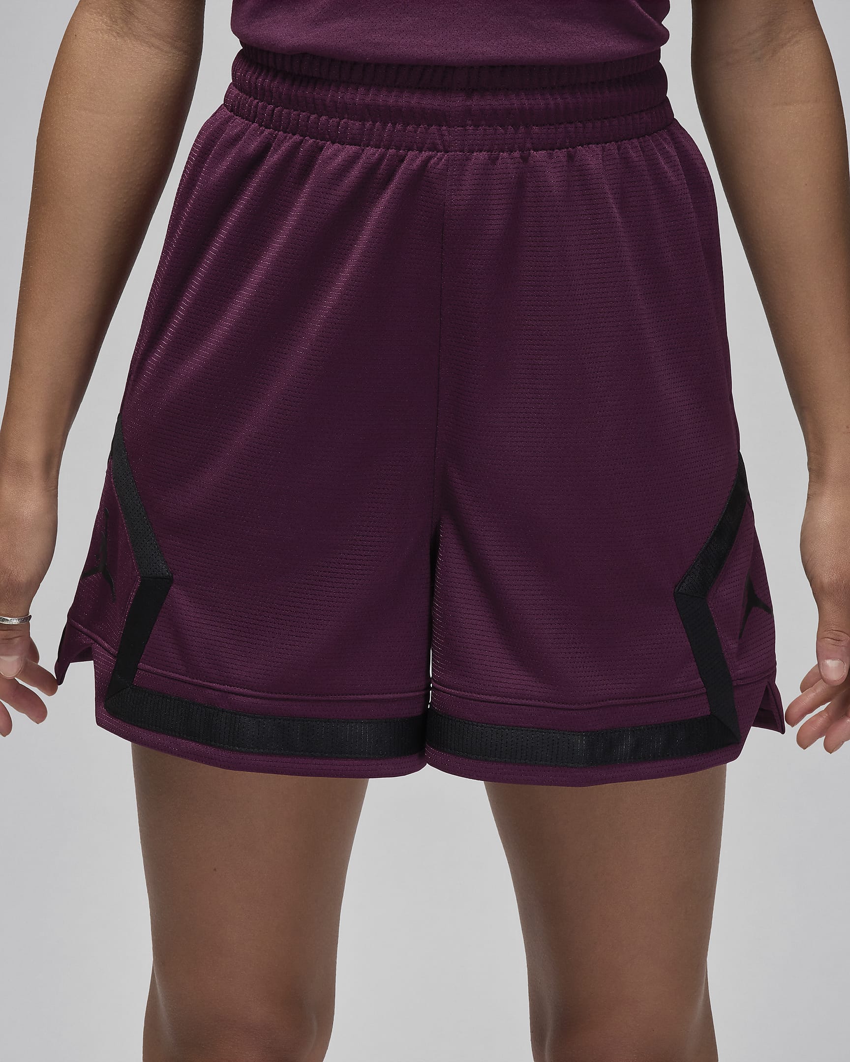 Short Diamond 10 cm Jordan Sport pour femme - Bordeaux/Bordeaux/Noir/Noir