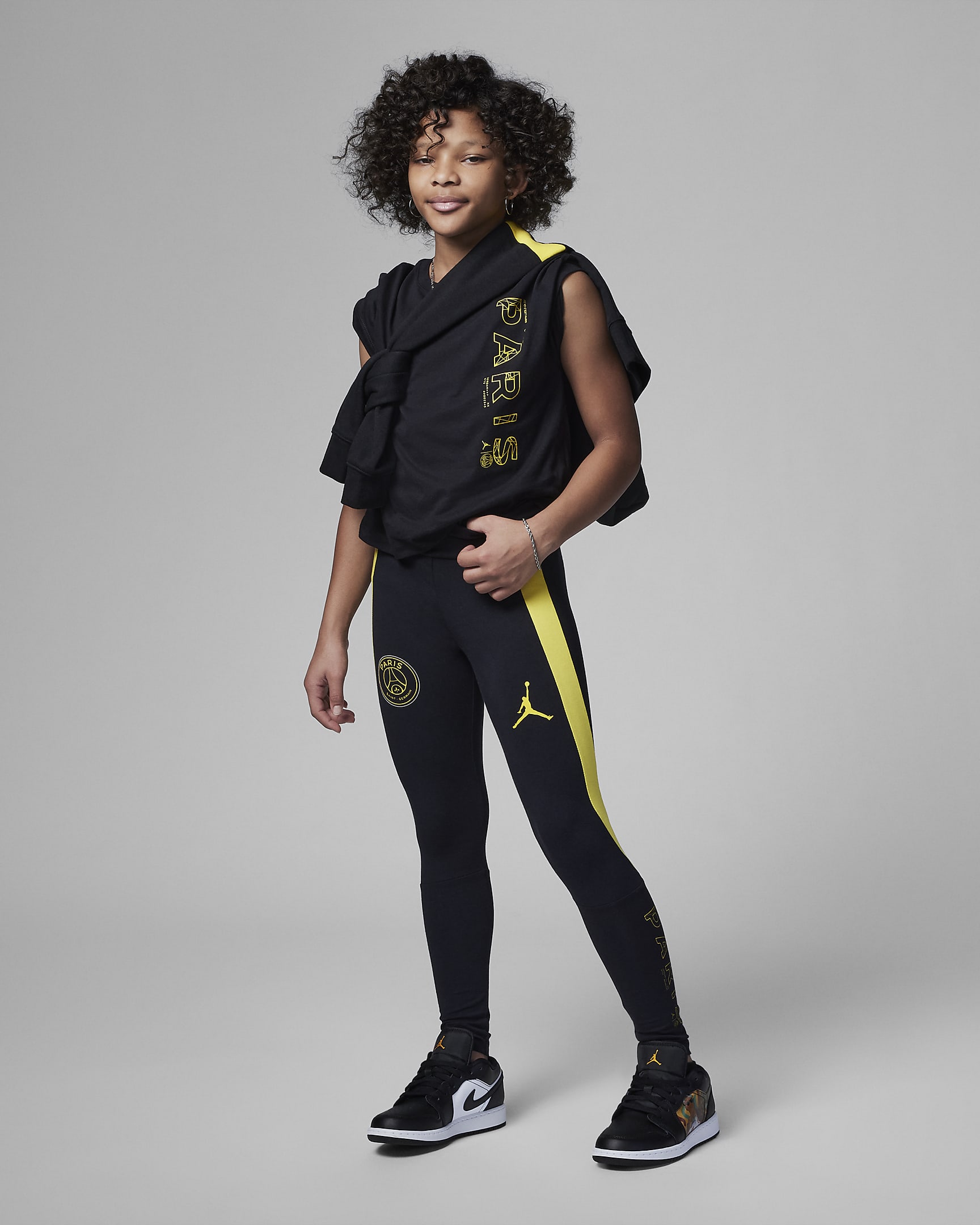 Jordan Paris Saint-Germain Leggings Older Kids' Leggings - Black