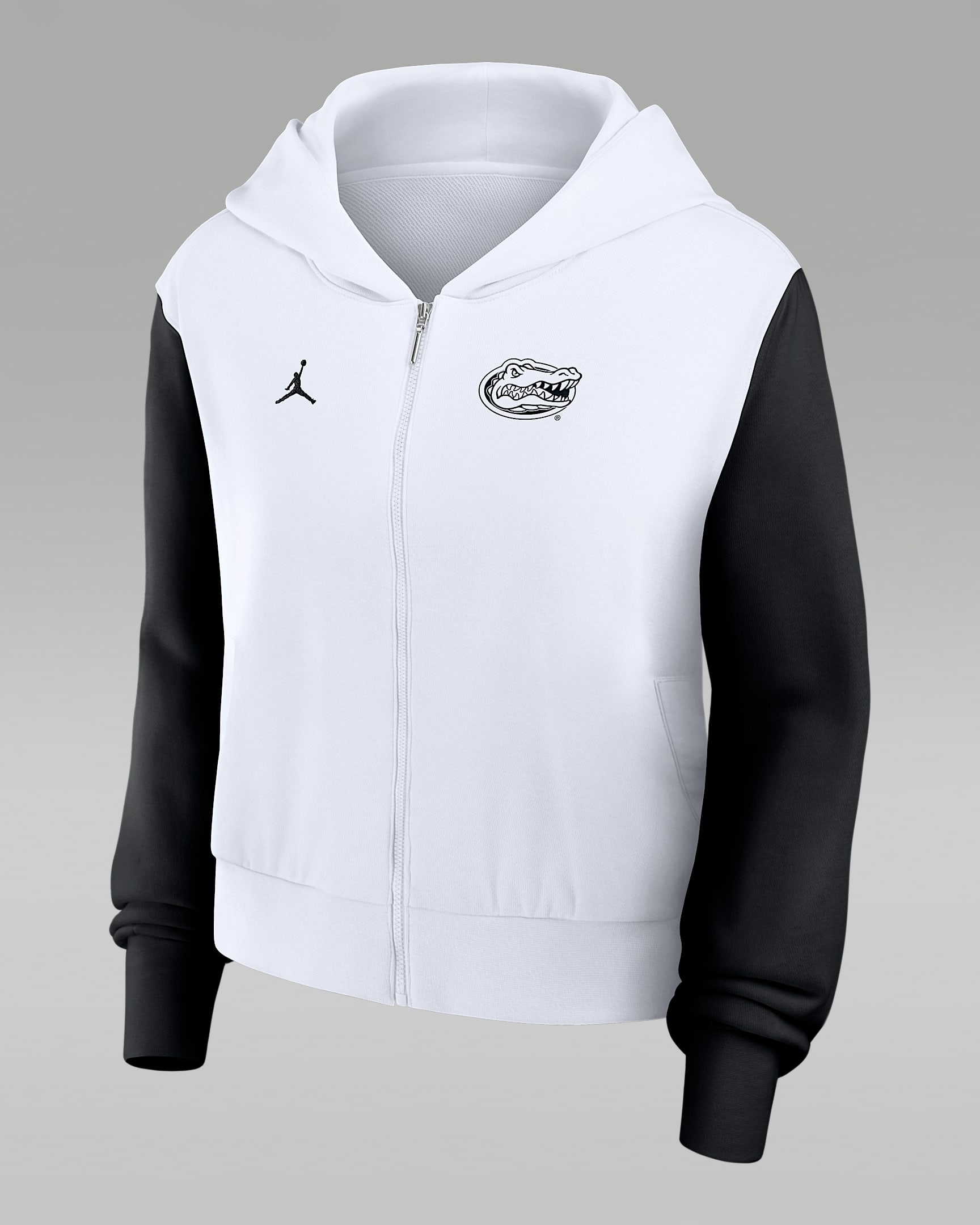 Florida Athletic Prep Colorblocked Script Women’s Jordan Brand College Full-Zip Hoodie - White