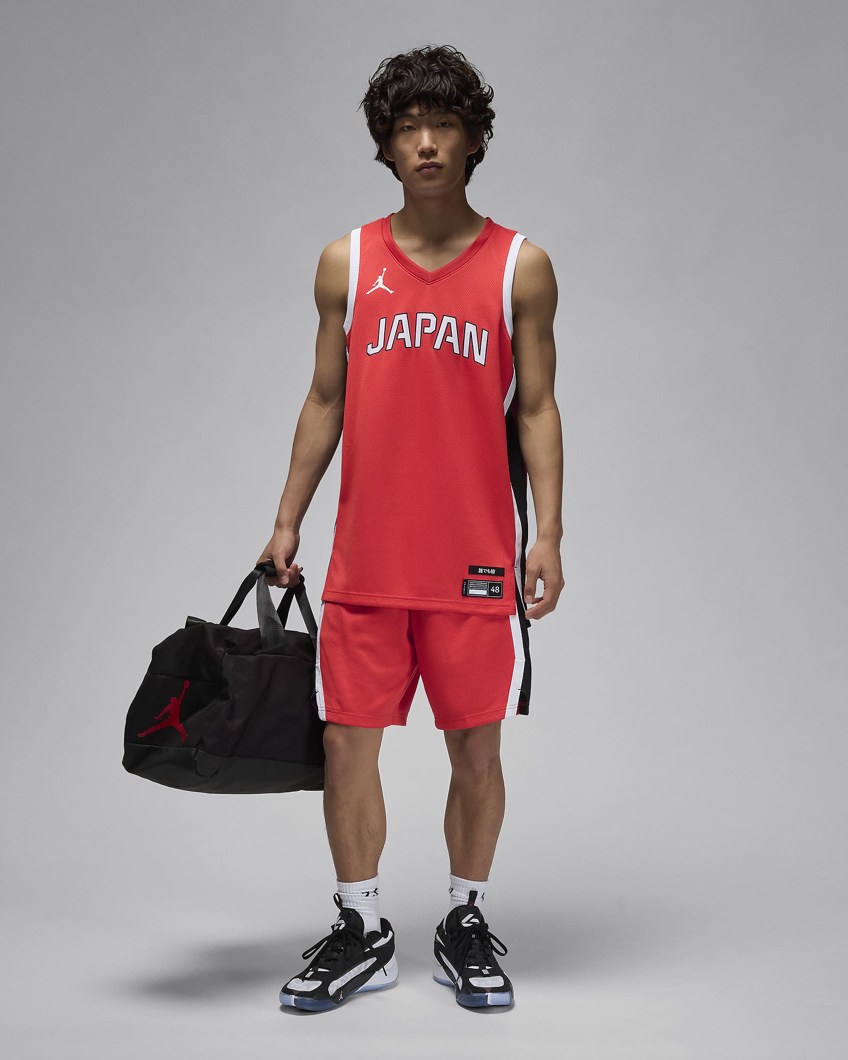 Japan Limited Road Men's Nike Basketball Jersey - Chile Red/Black