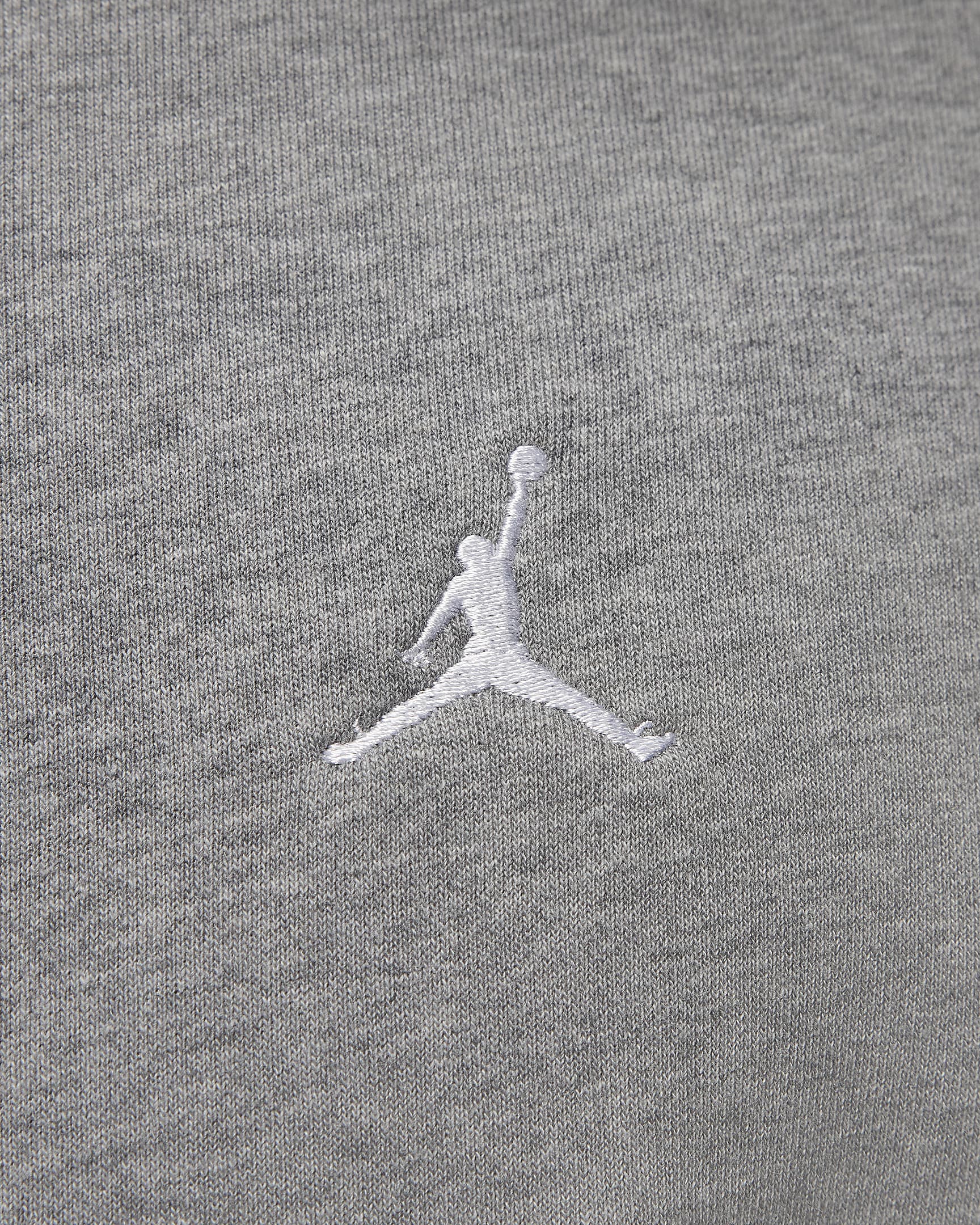 เสื้อวอร์มคอกลมผู้ชาย Jordan Brooklyn Fleece - Carbon Heather/ขาว