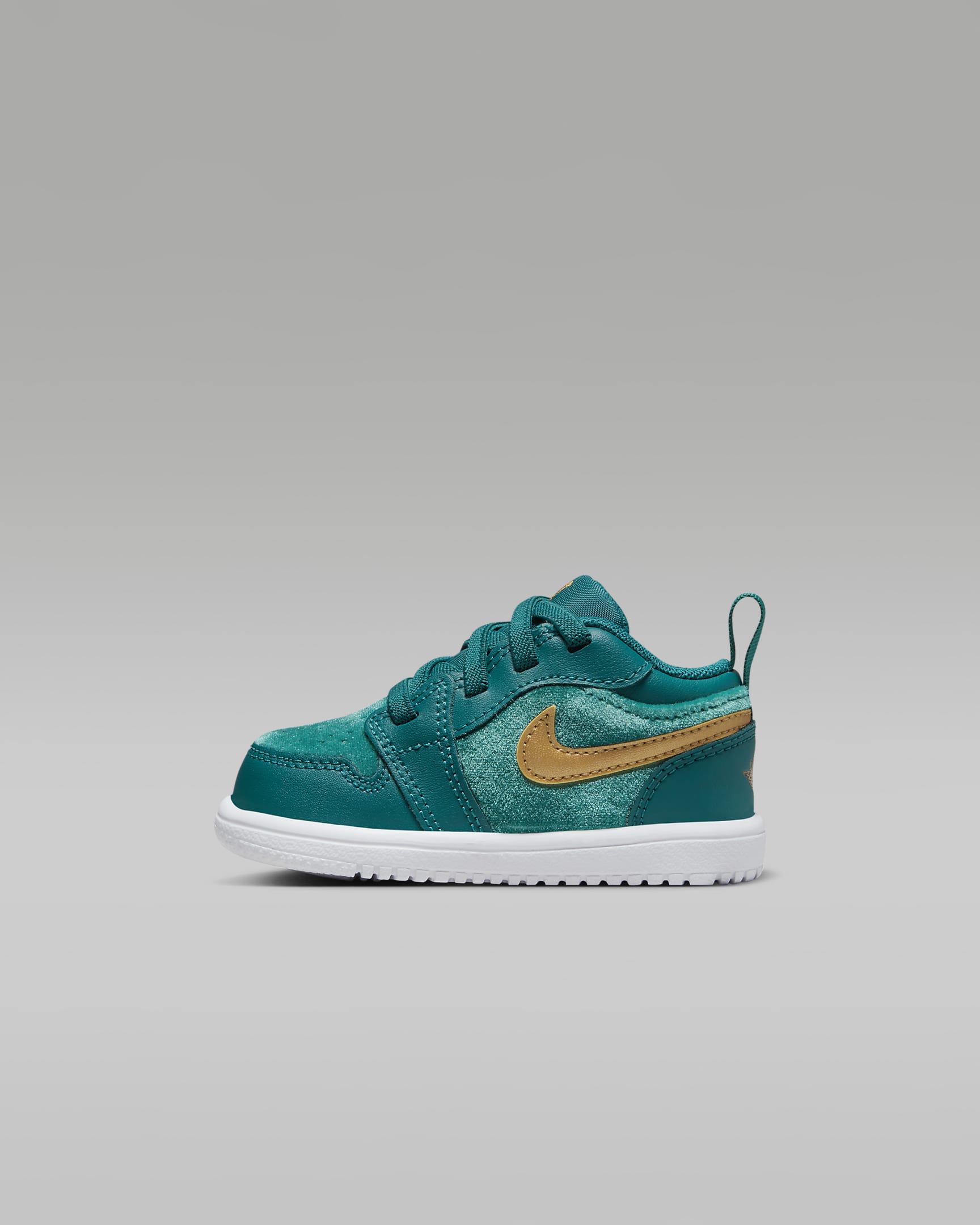 Jordan 1 Low Alt SE Bebek Ayakkabısı - Geode Teal/Metallic Gold