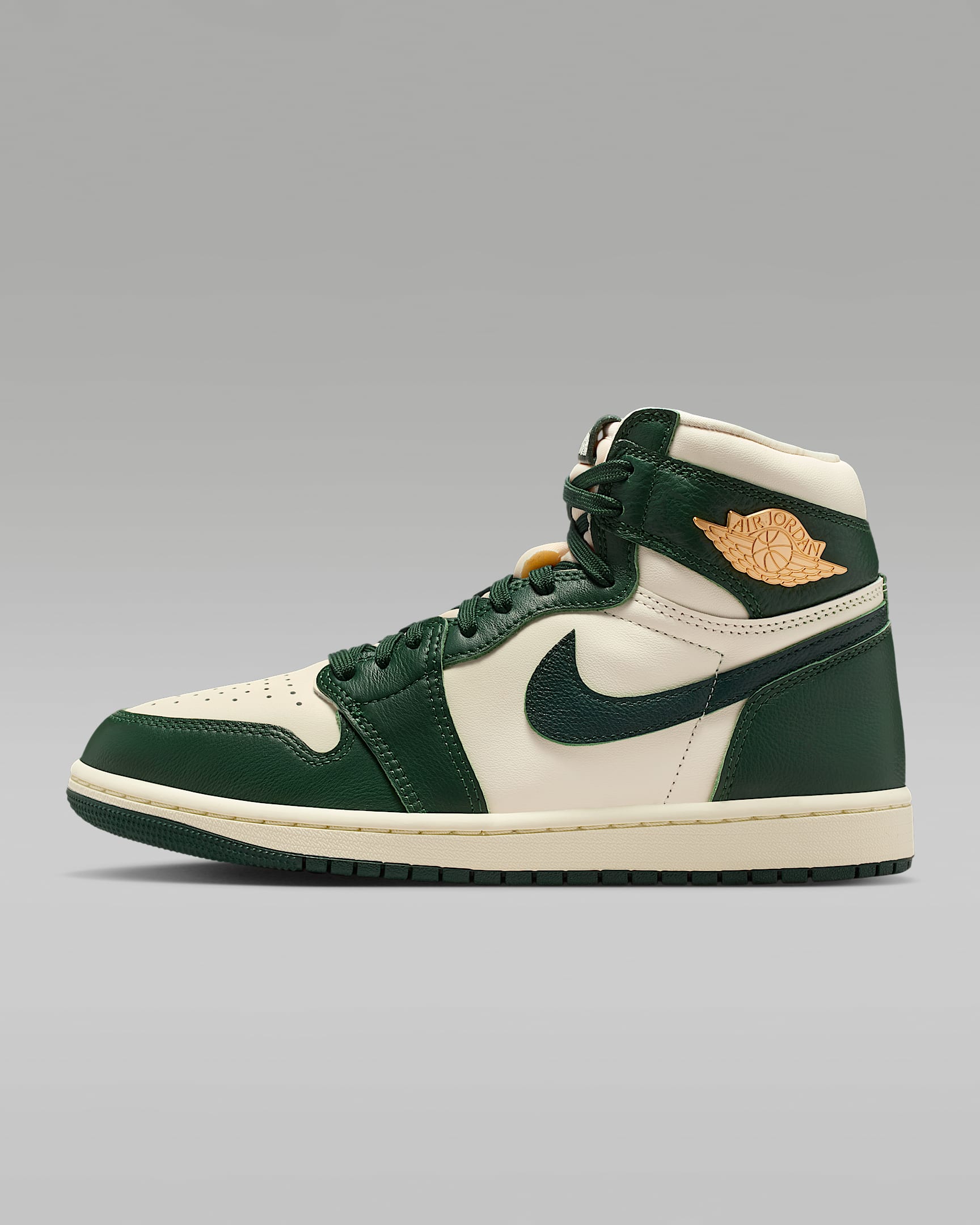 Air Jordan 1 Retro High OG Women's Shoes - Pale Ivory/Fir/Coconut Milk/Pro Green