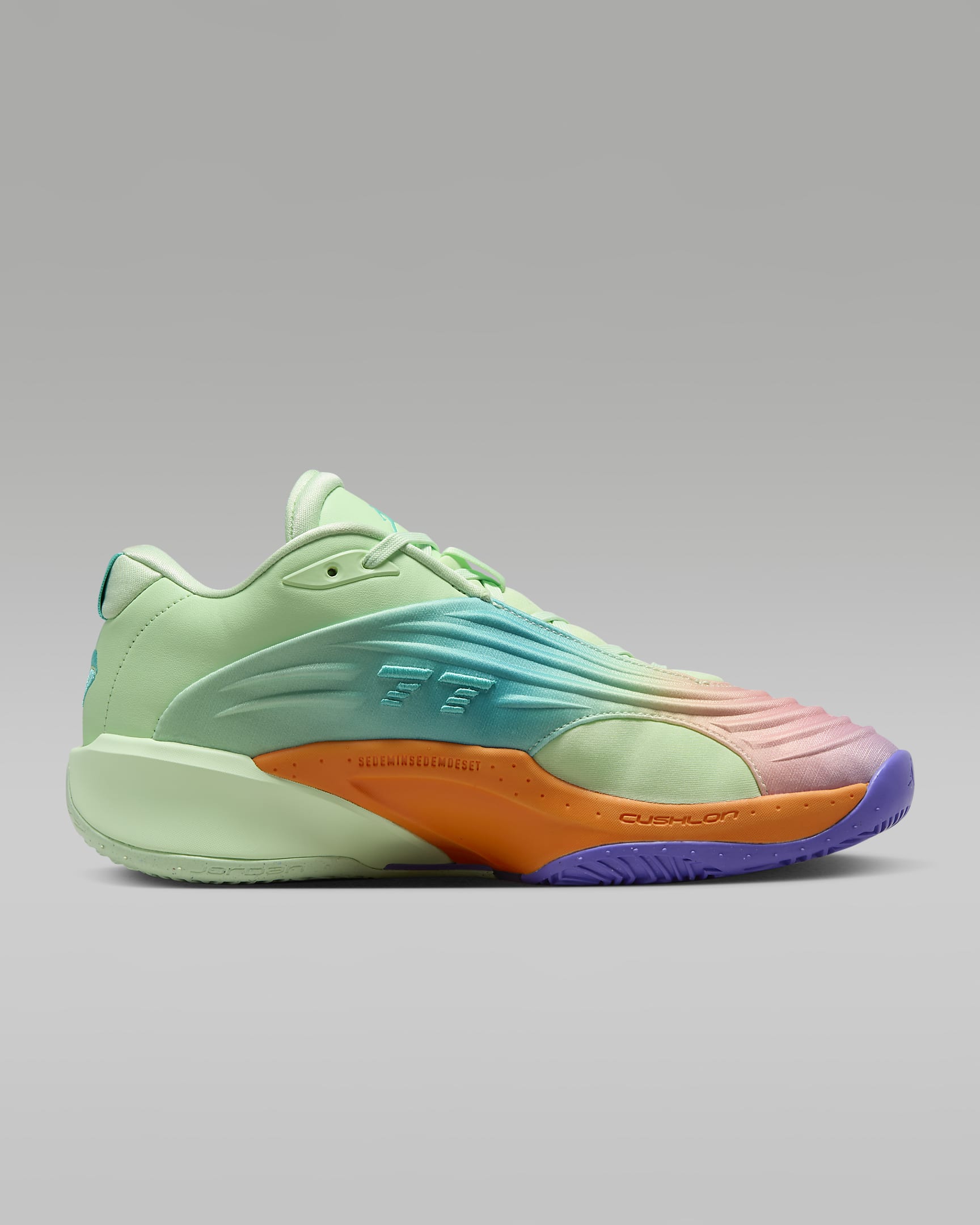 Luka 3 "Blurred Vision" Basketbol Ayakkabısı - Vapor Green/Cone/Psychic Purple/Hyper Jade