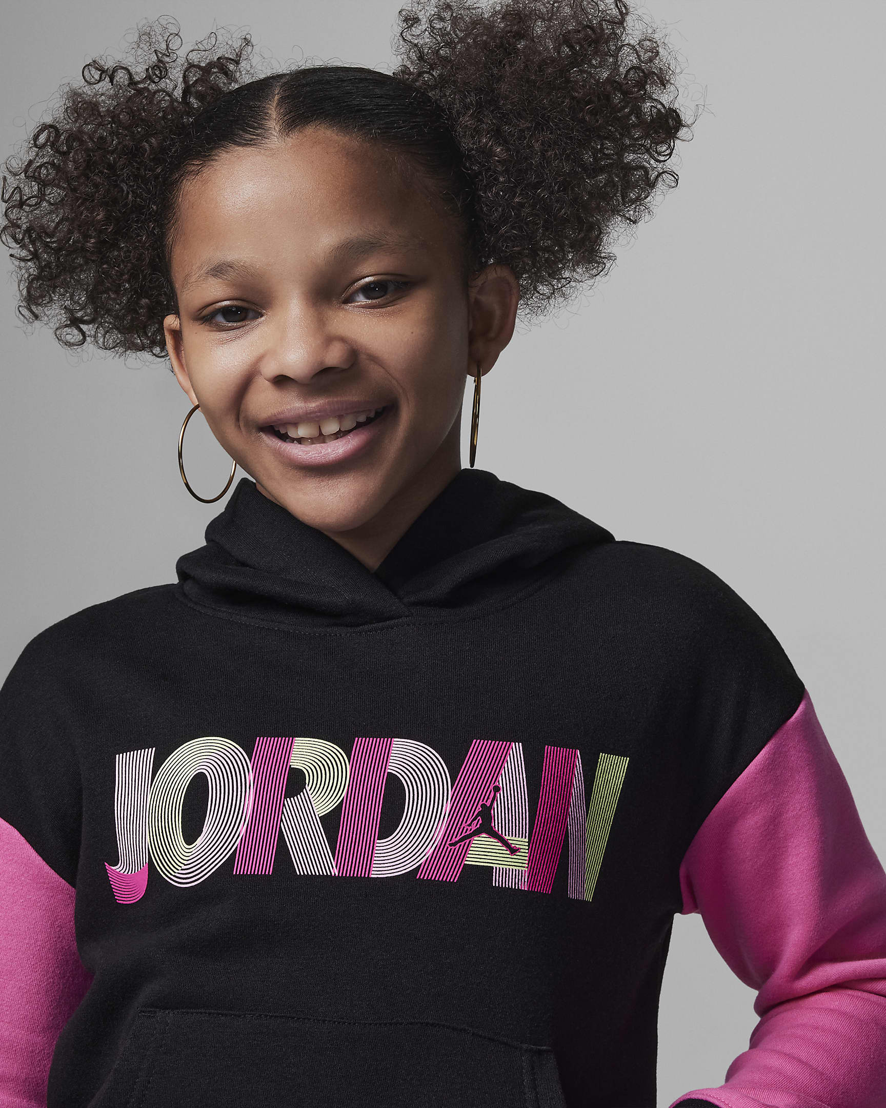 Jordan Fundamental Hoodie für ältere Kinder - Schwarz