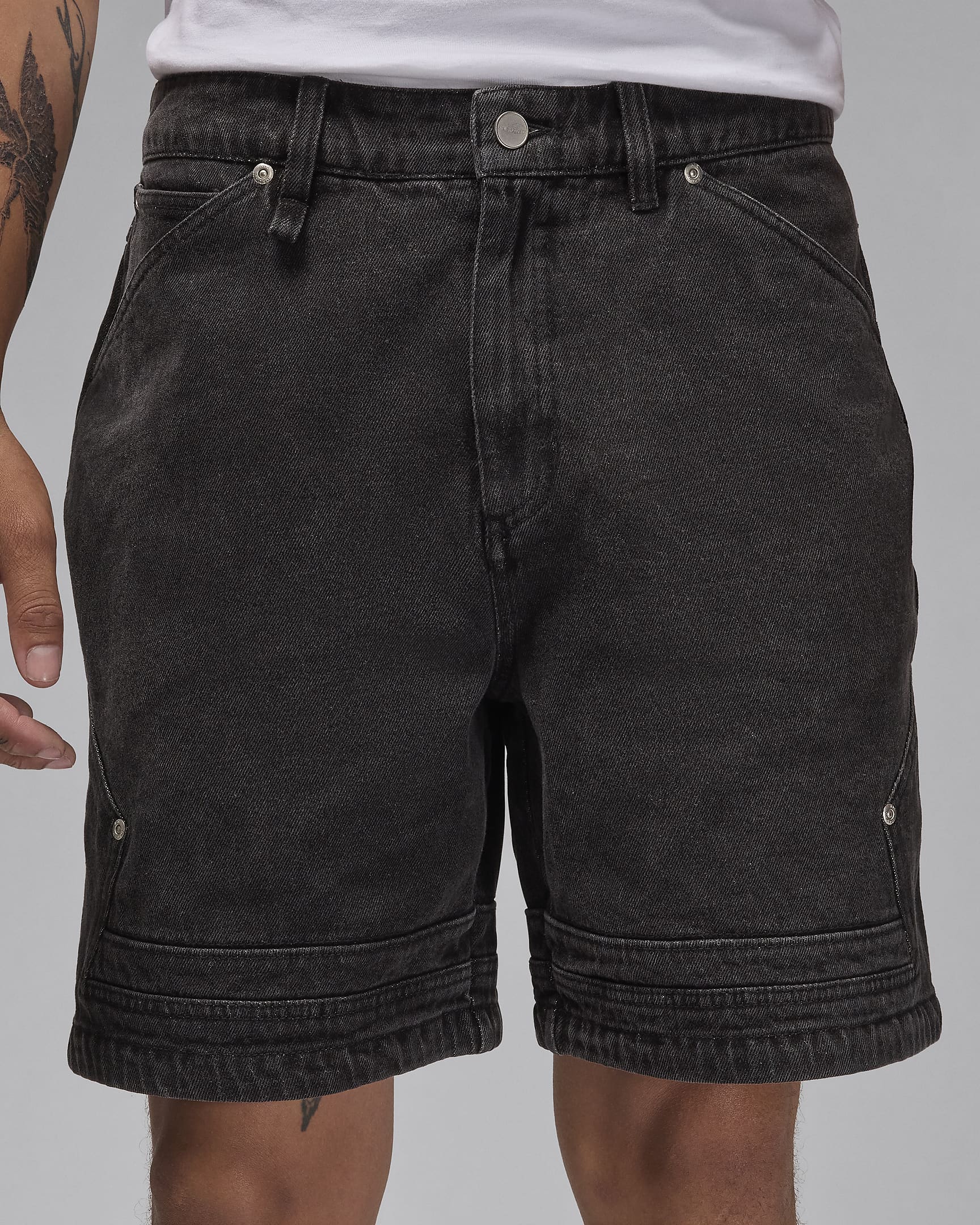 Short en denim Air Jordan pour homme - Noir