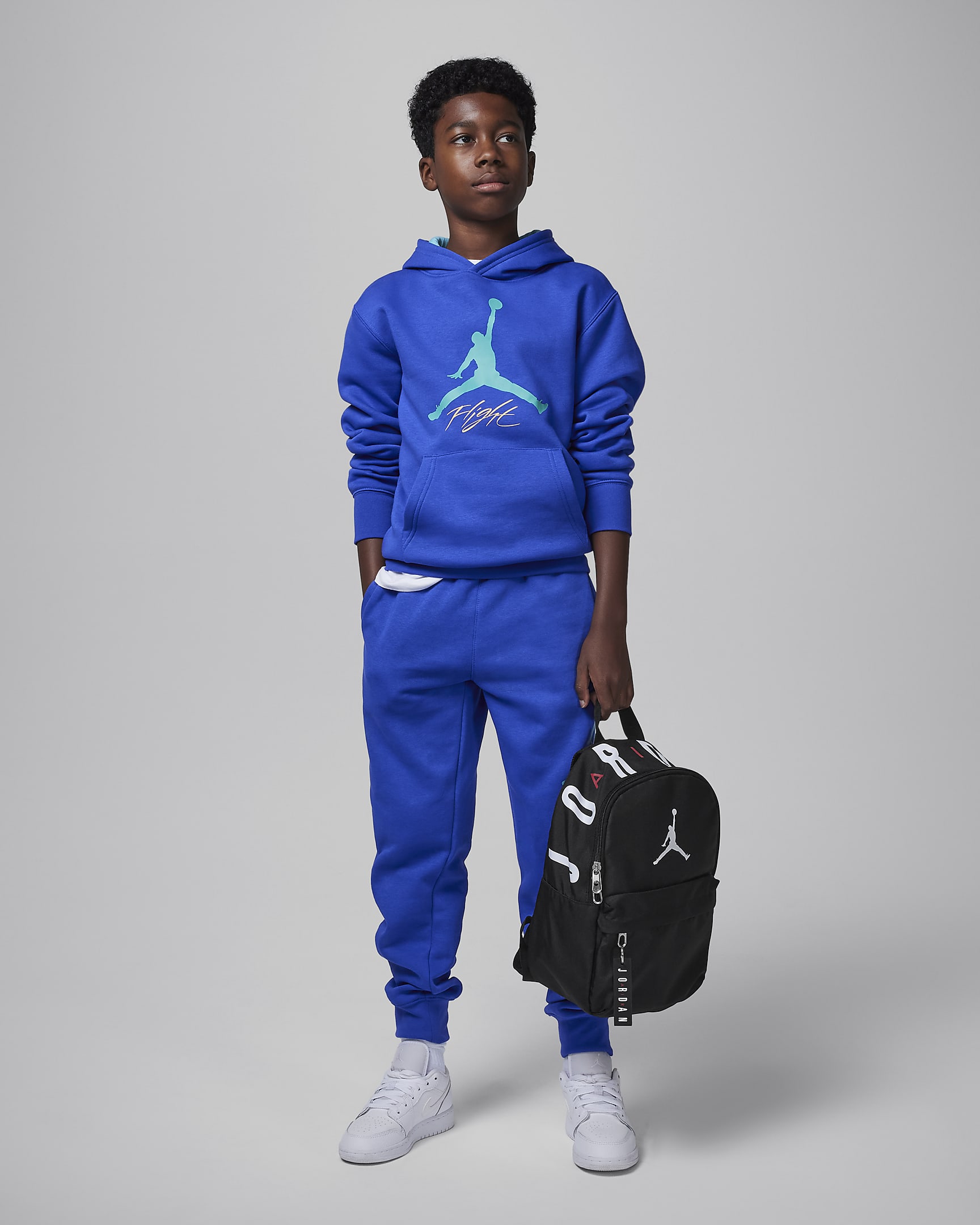 Felpa Jumpman Baseline Jordan – Ragazzo/a - Hyper Royal