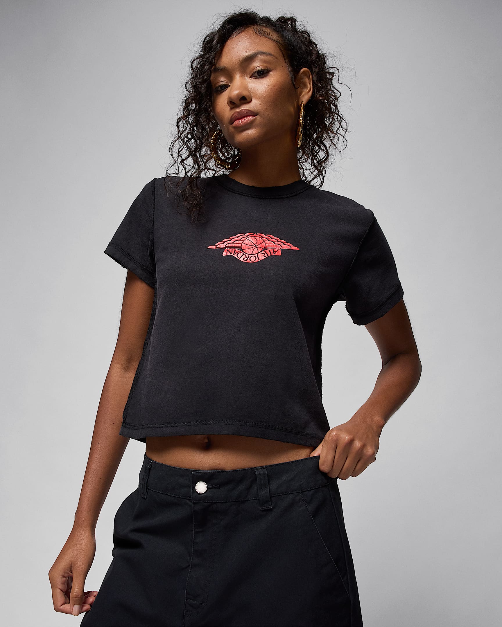 Playera para mujer Jordan Rare Air - Negro