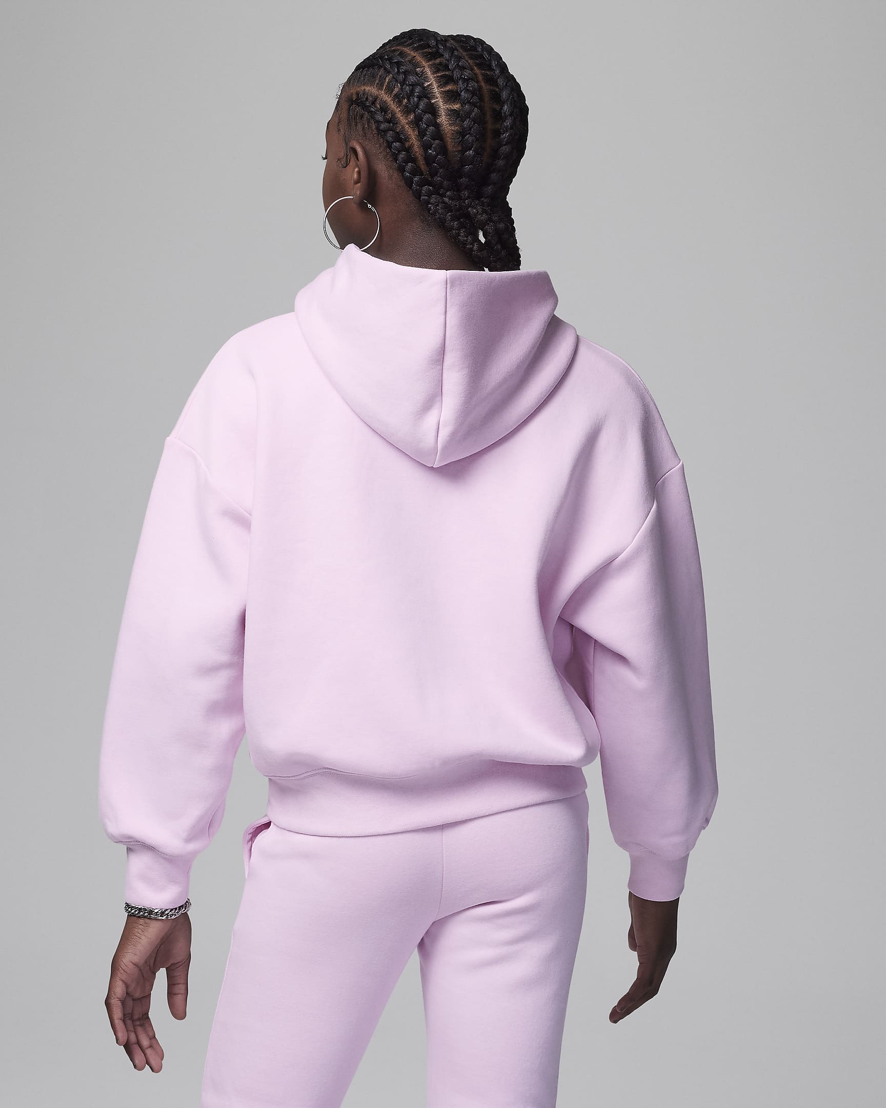 Jordan Icon Play Pullover Hoodie Dessuadora amb caputxa - Nen/a - Pink Foam