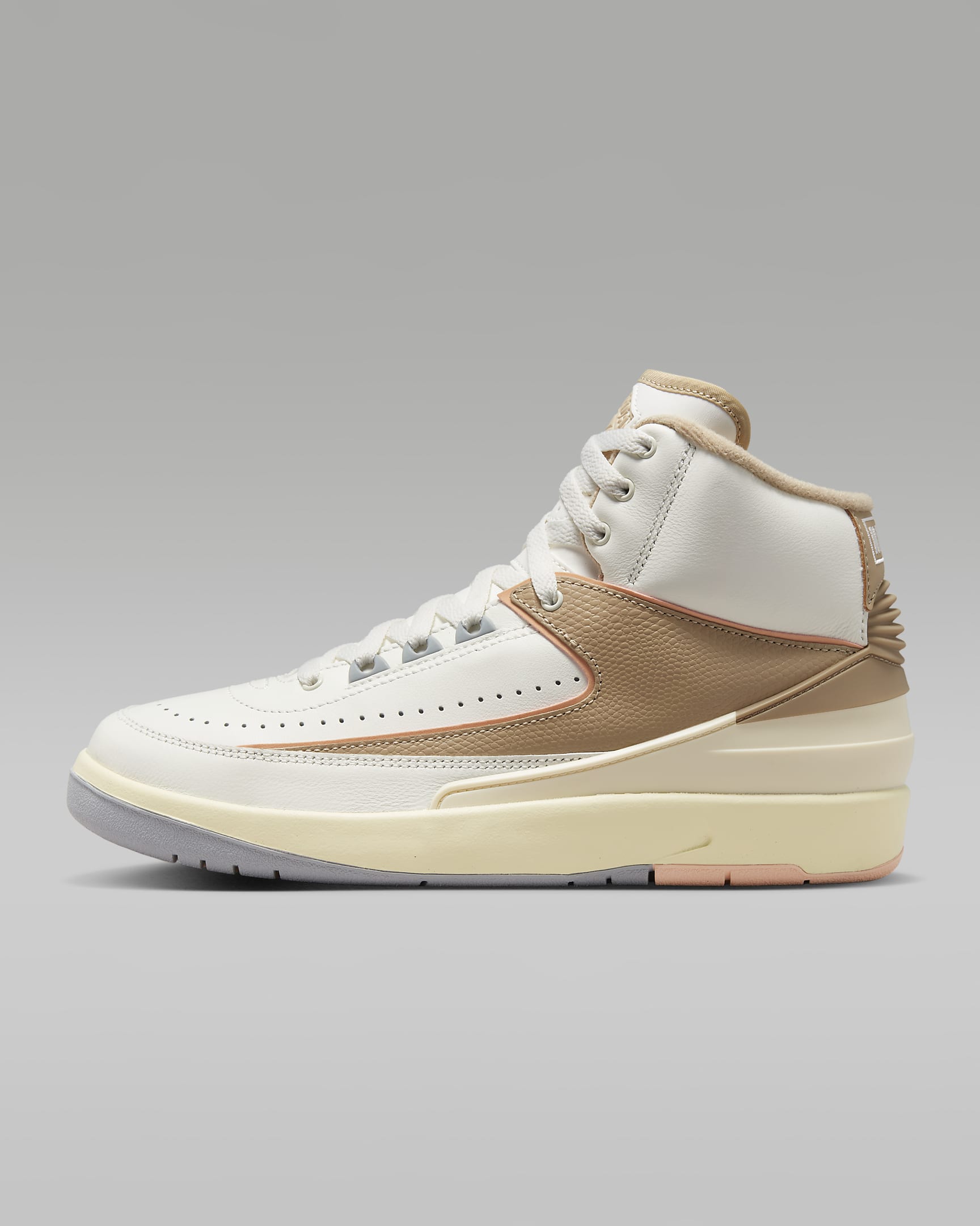 Air Jordan 2 Retro Women's Shoes - Sail/Sunset Haze/Muslin/Desert