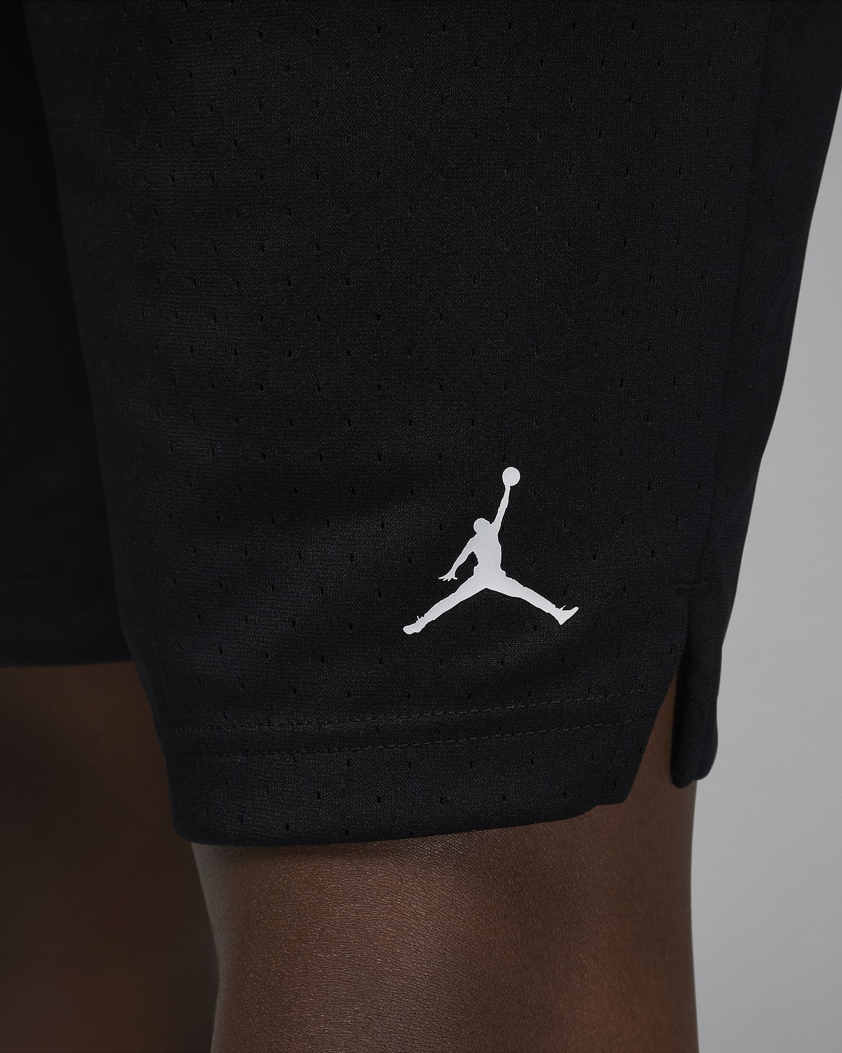 Jordan Sport Dri-FIT Mesh-Shorts für Herren - Schwarz/Weiß