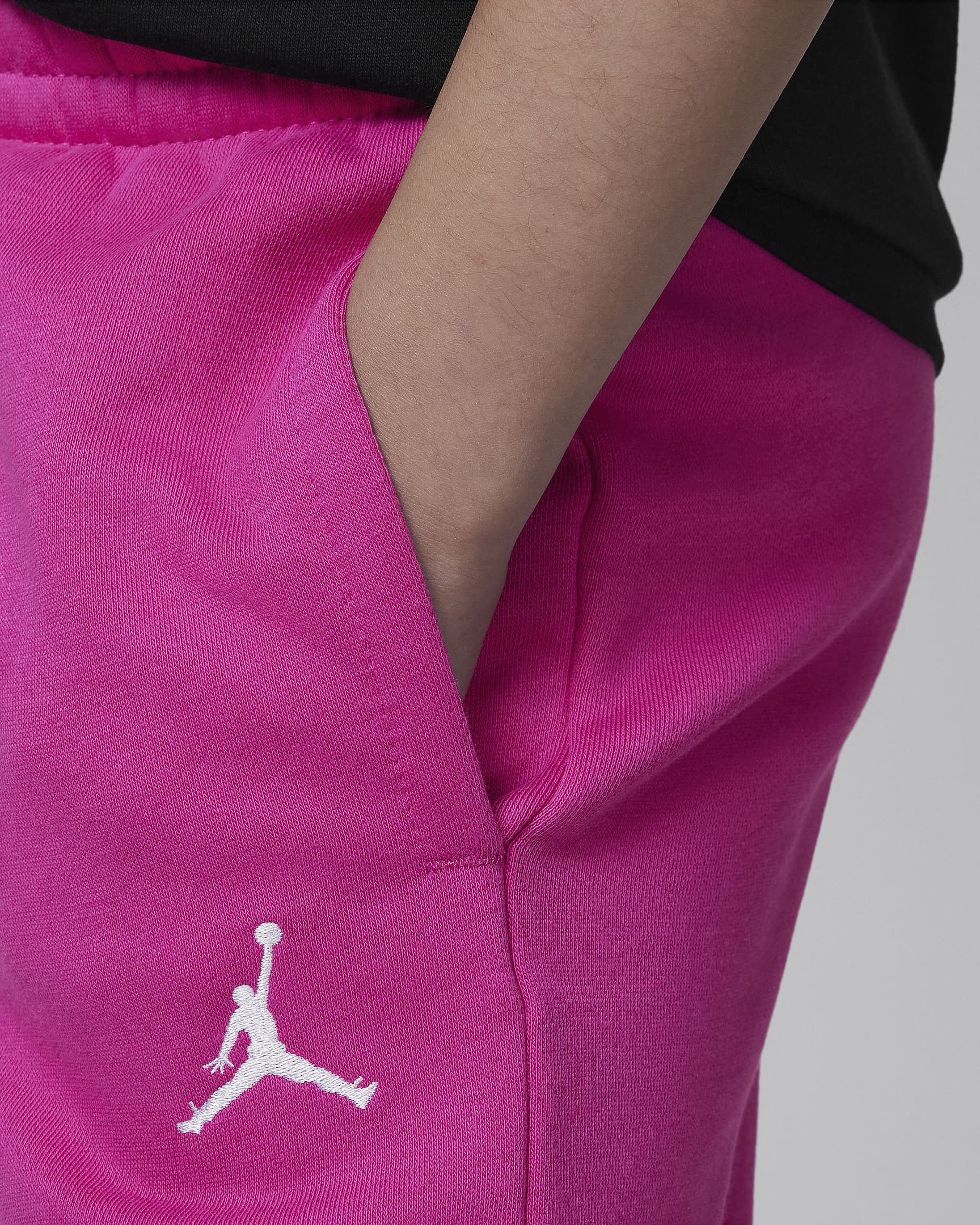 Jordan Brooklyn Essentials Big Kids' Pants - Fire Pink