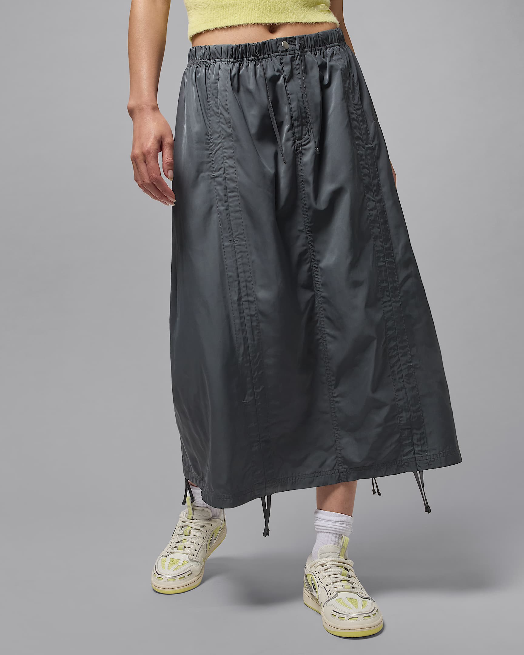 Falda estilo paracaídas para mujer Jordan Flight - Gris hierro/Gris hierro