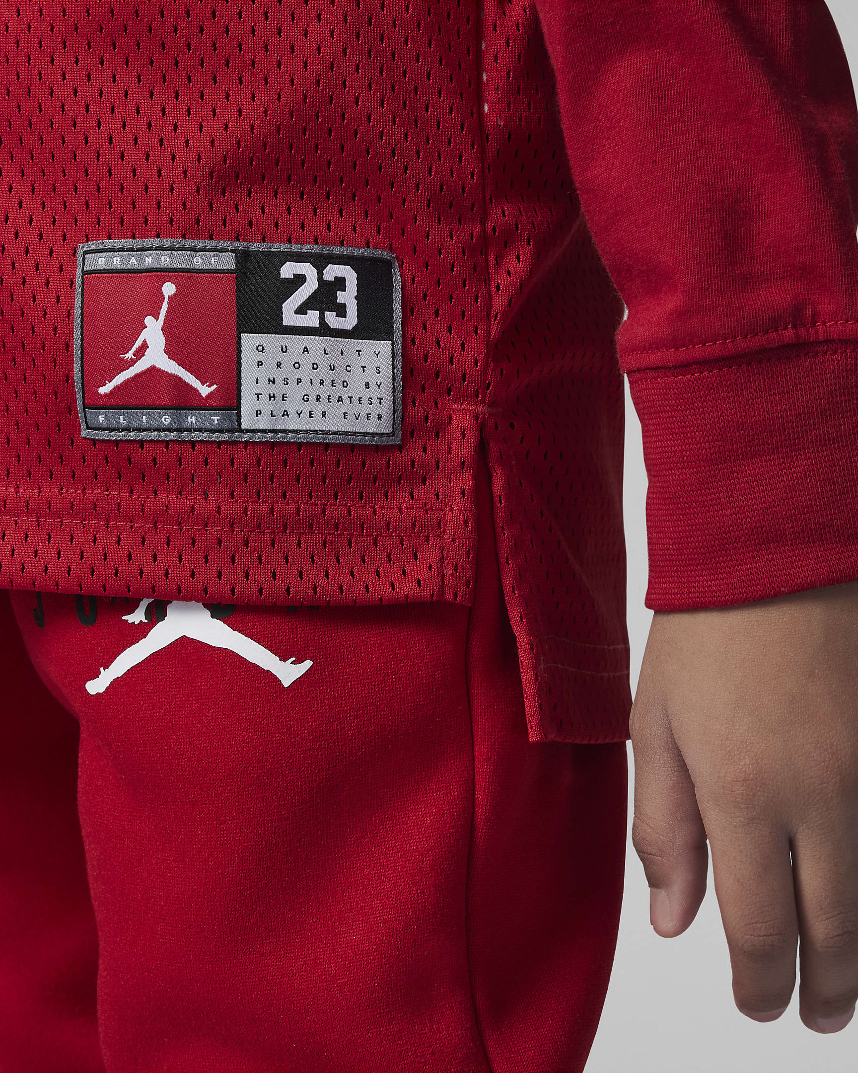 Playera para niños talla pequeña Jordan 23 Jersey - Rojo gimnasio