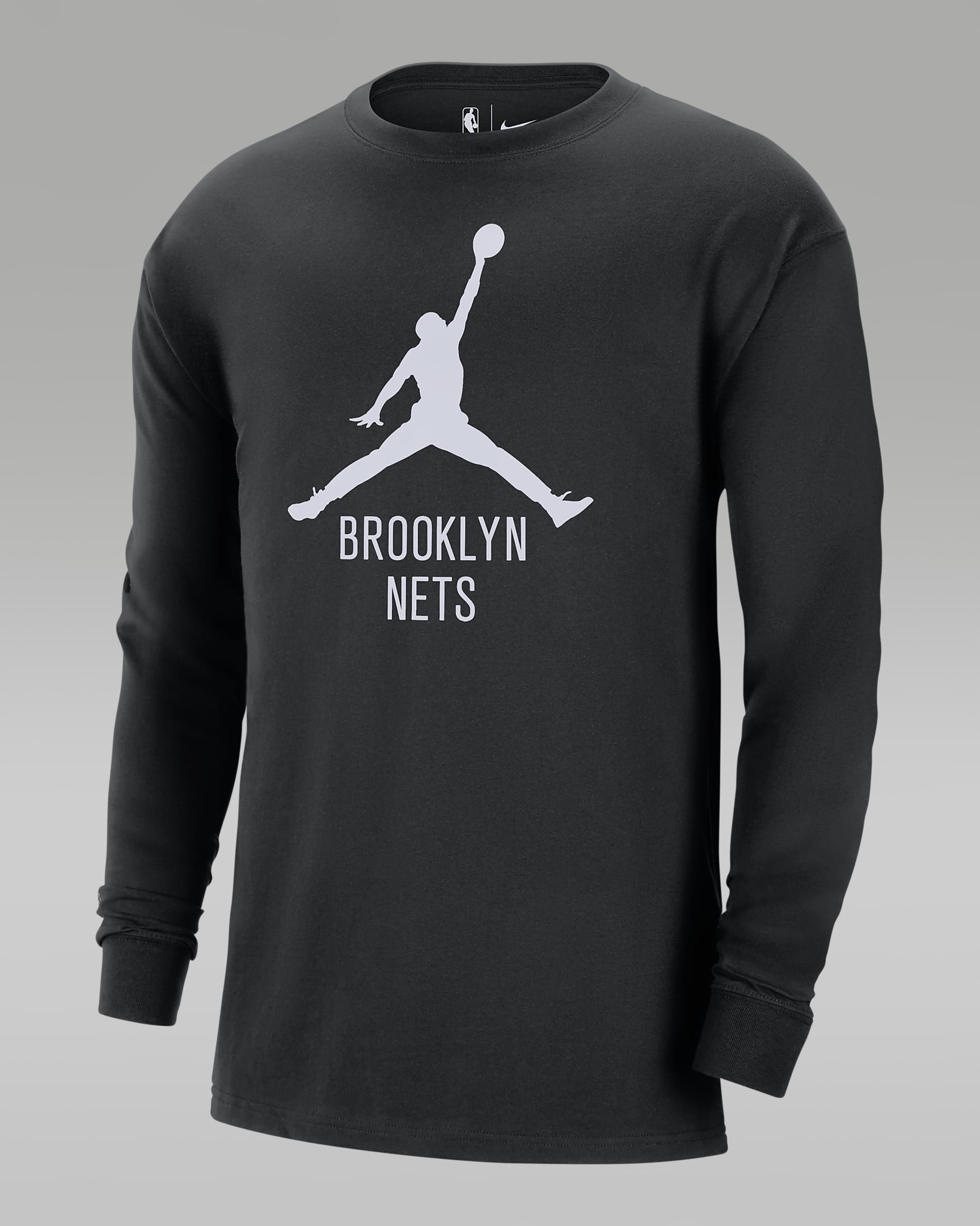 Brooklyn Nets Essential Men's Jordan NBA Long-Sleeve T-Shirt. Nike UK